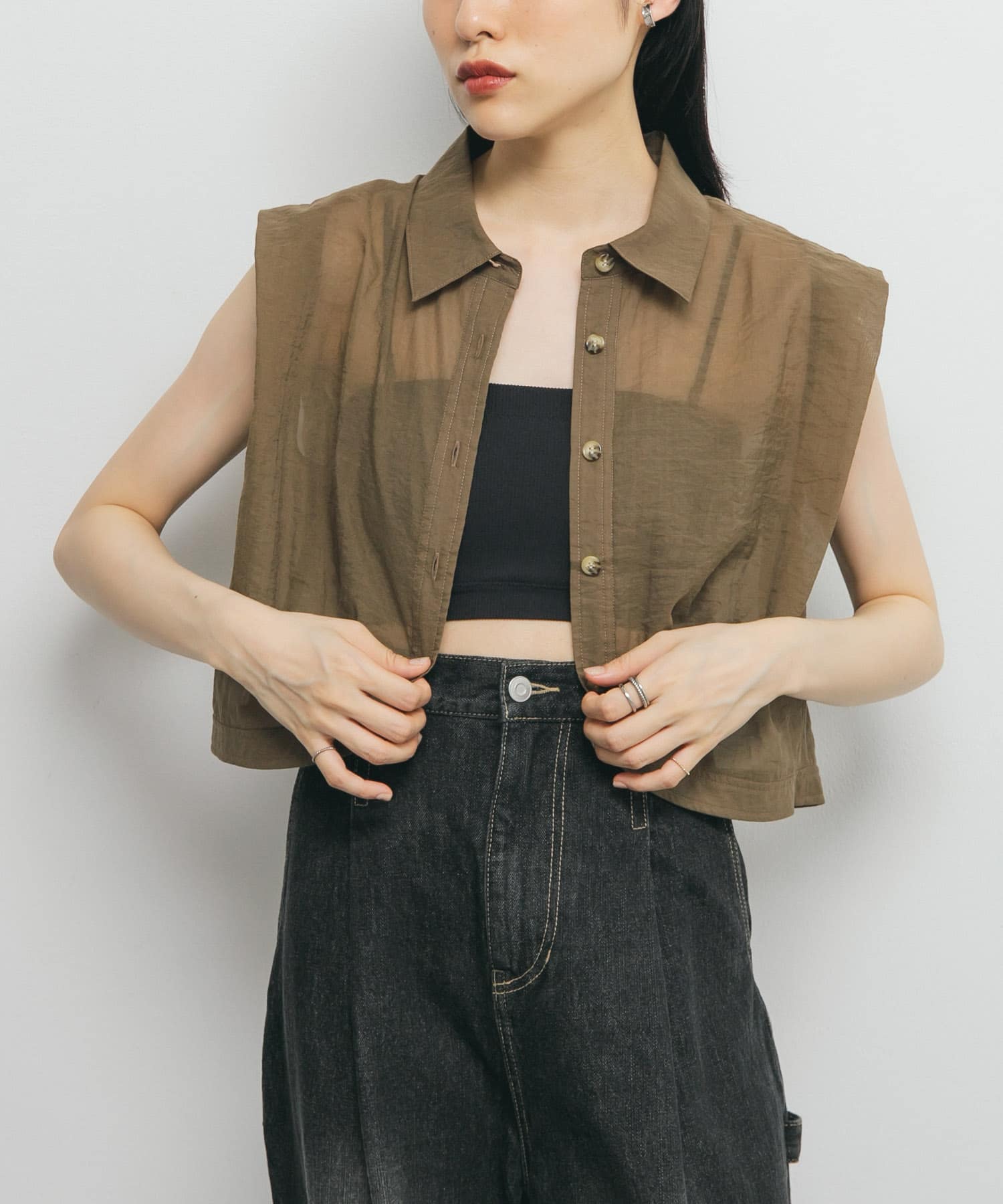 身長：160cm サイズ：one