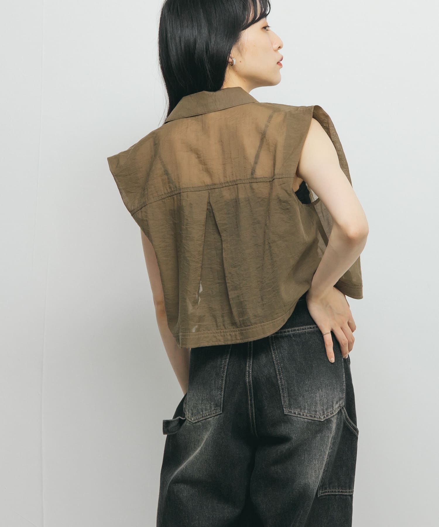 身長：160cm サイズ：one