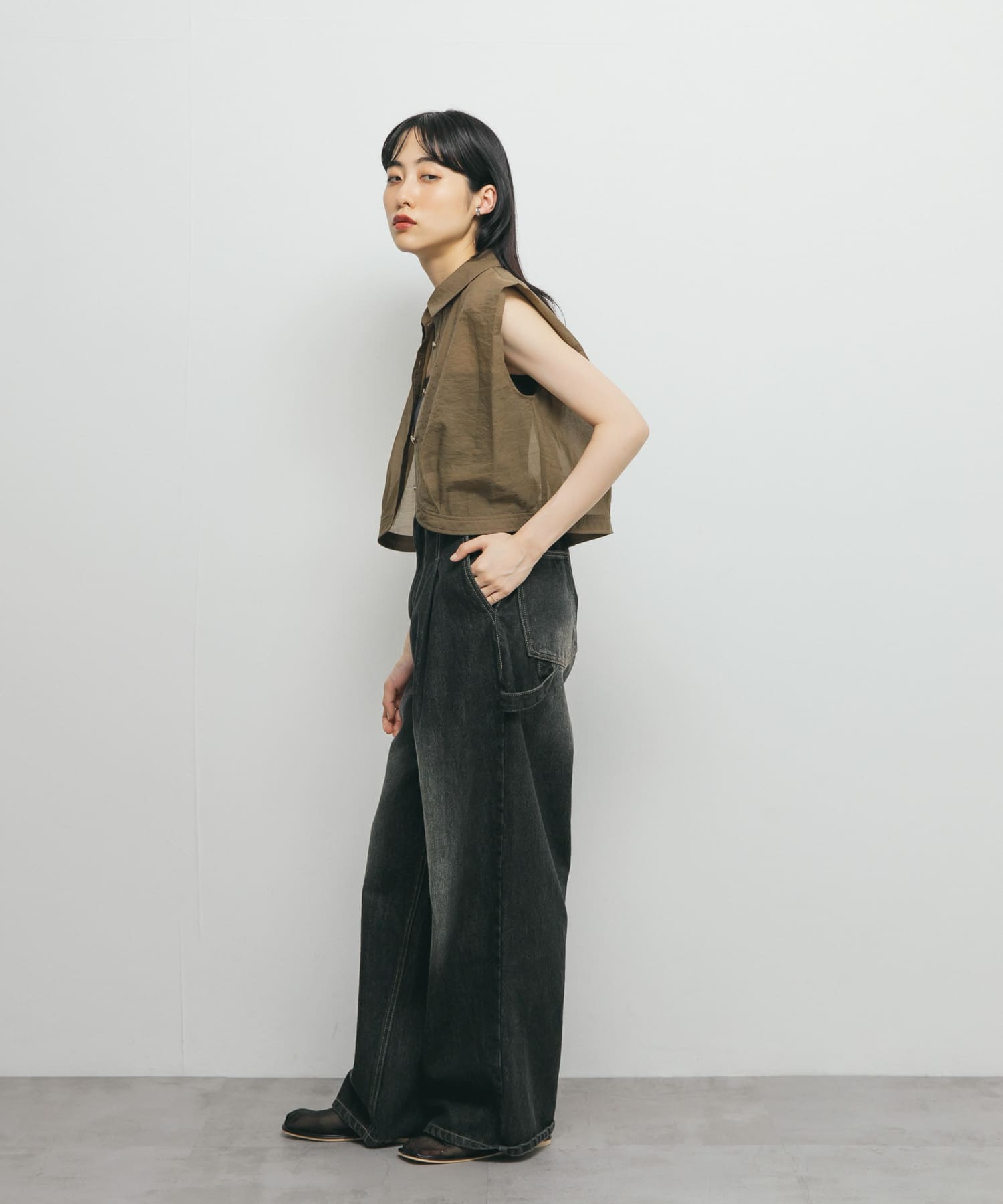身長：160cm サイズ：one