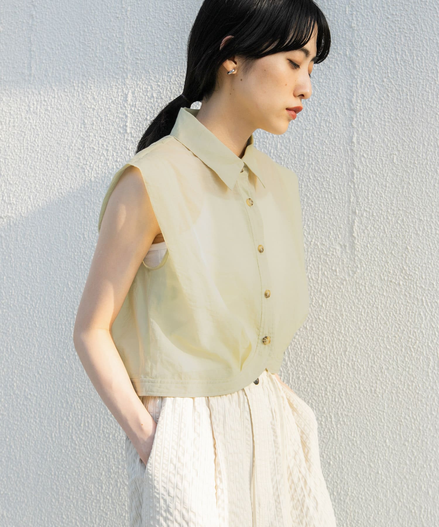 身長：160cm サイズ：one