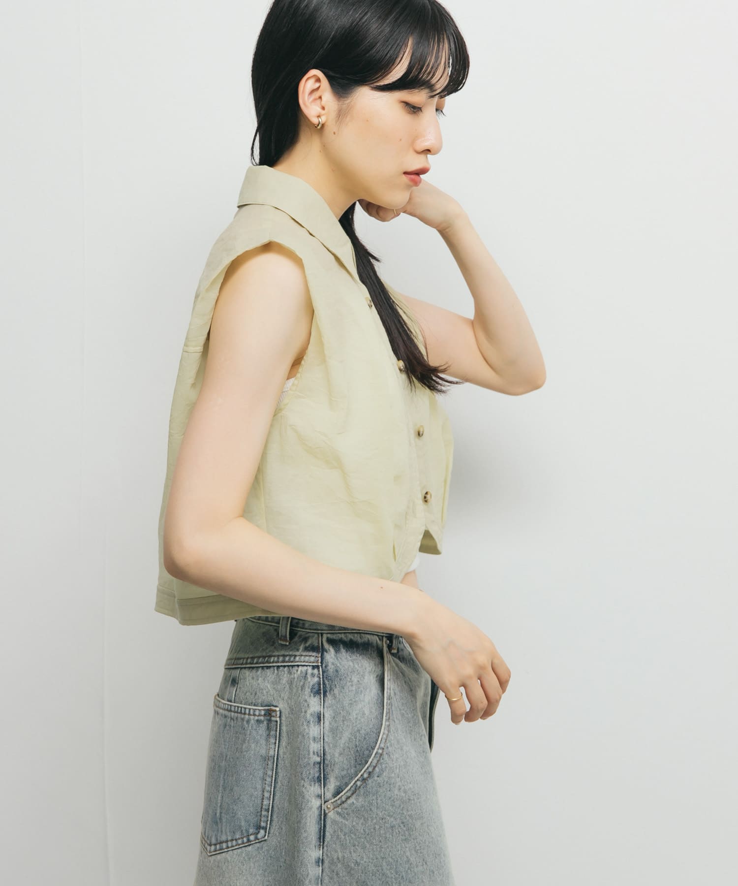 身長：160cm サイズ：one