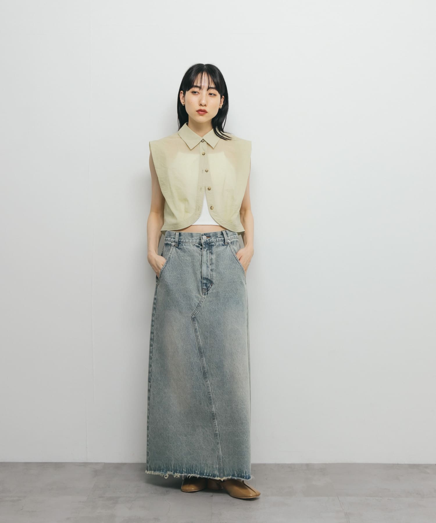 身長：160cm サイズ：one
