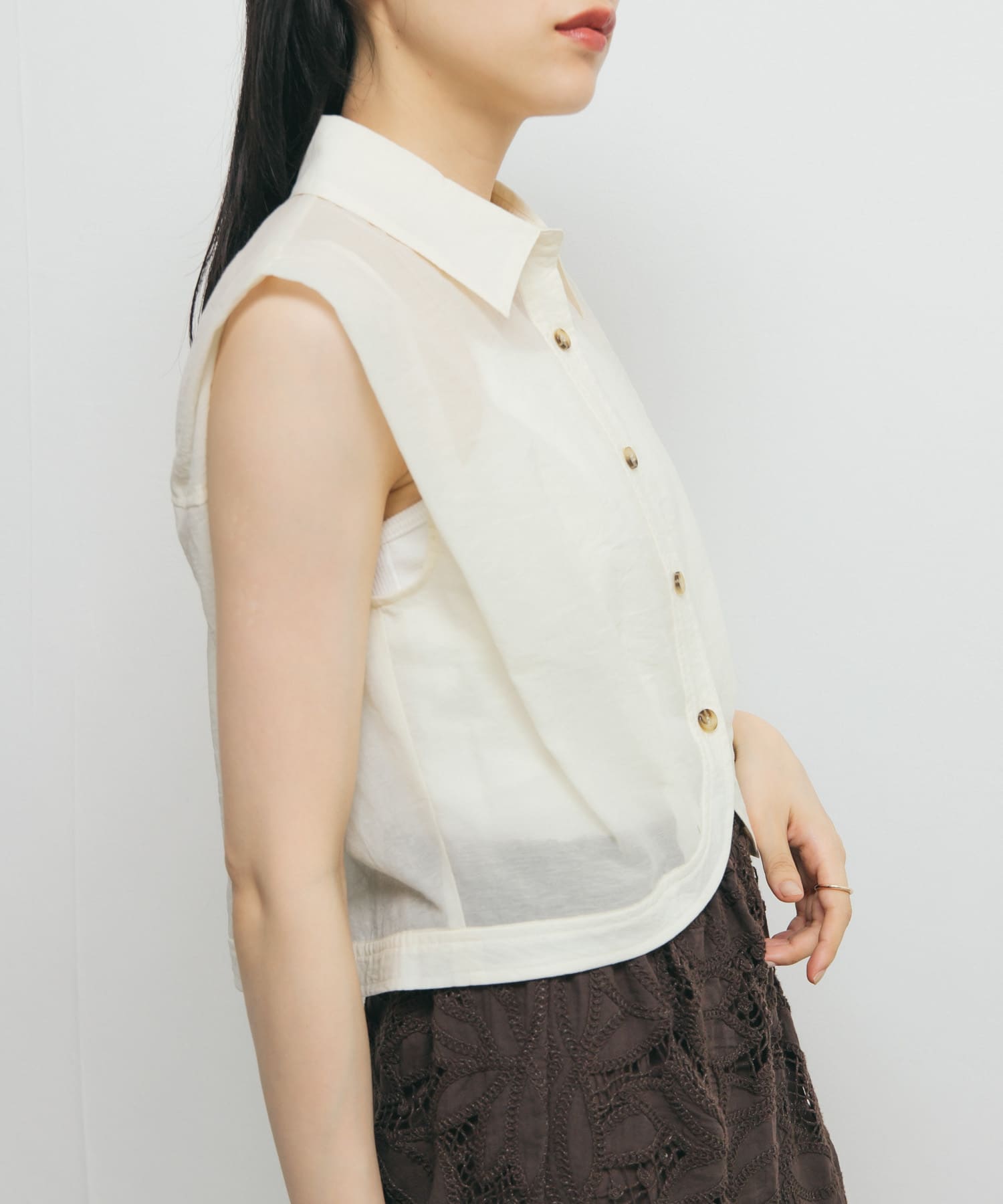 身長：160cm サイズ：one