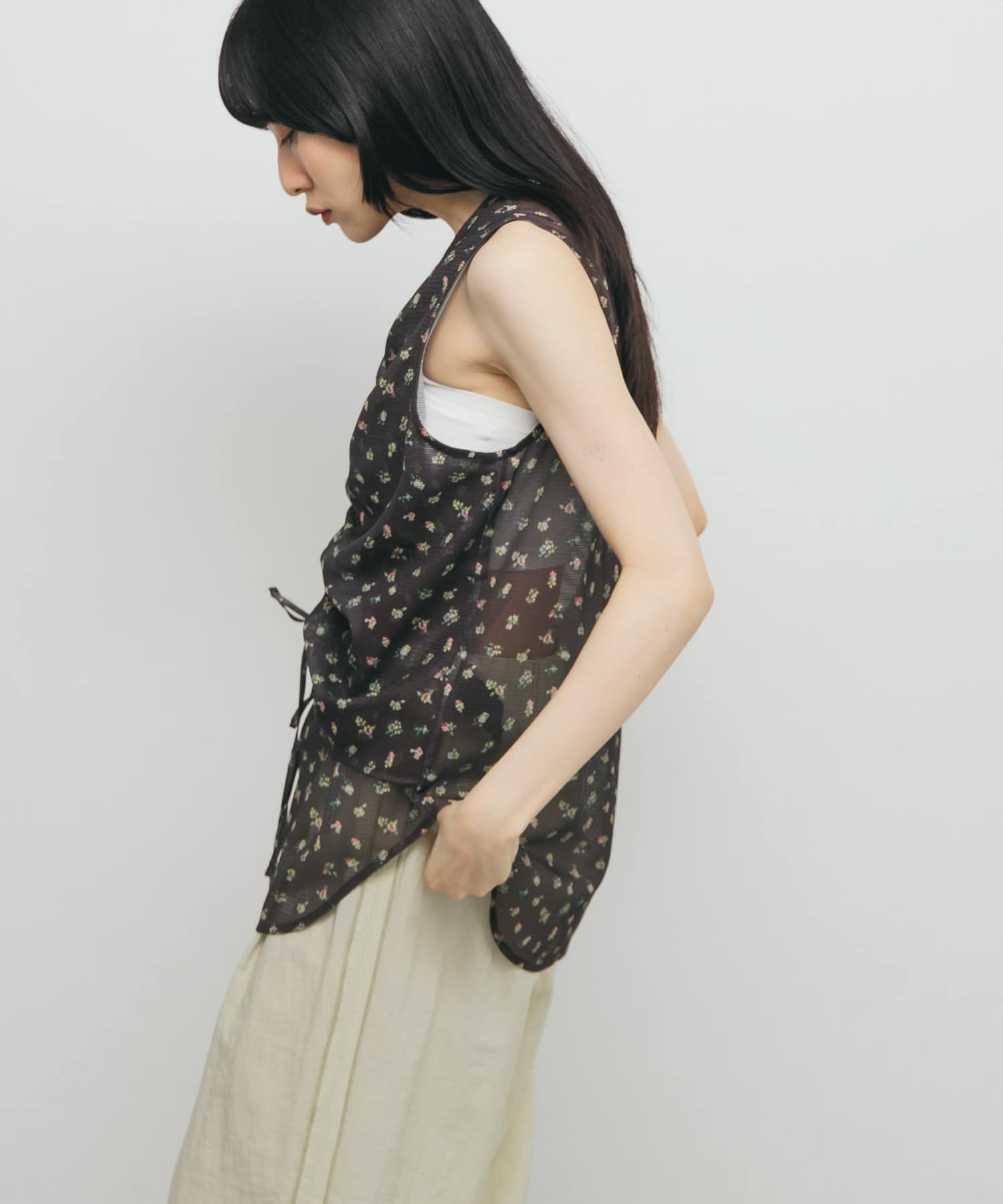 身長：160cm サイズ：one