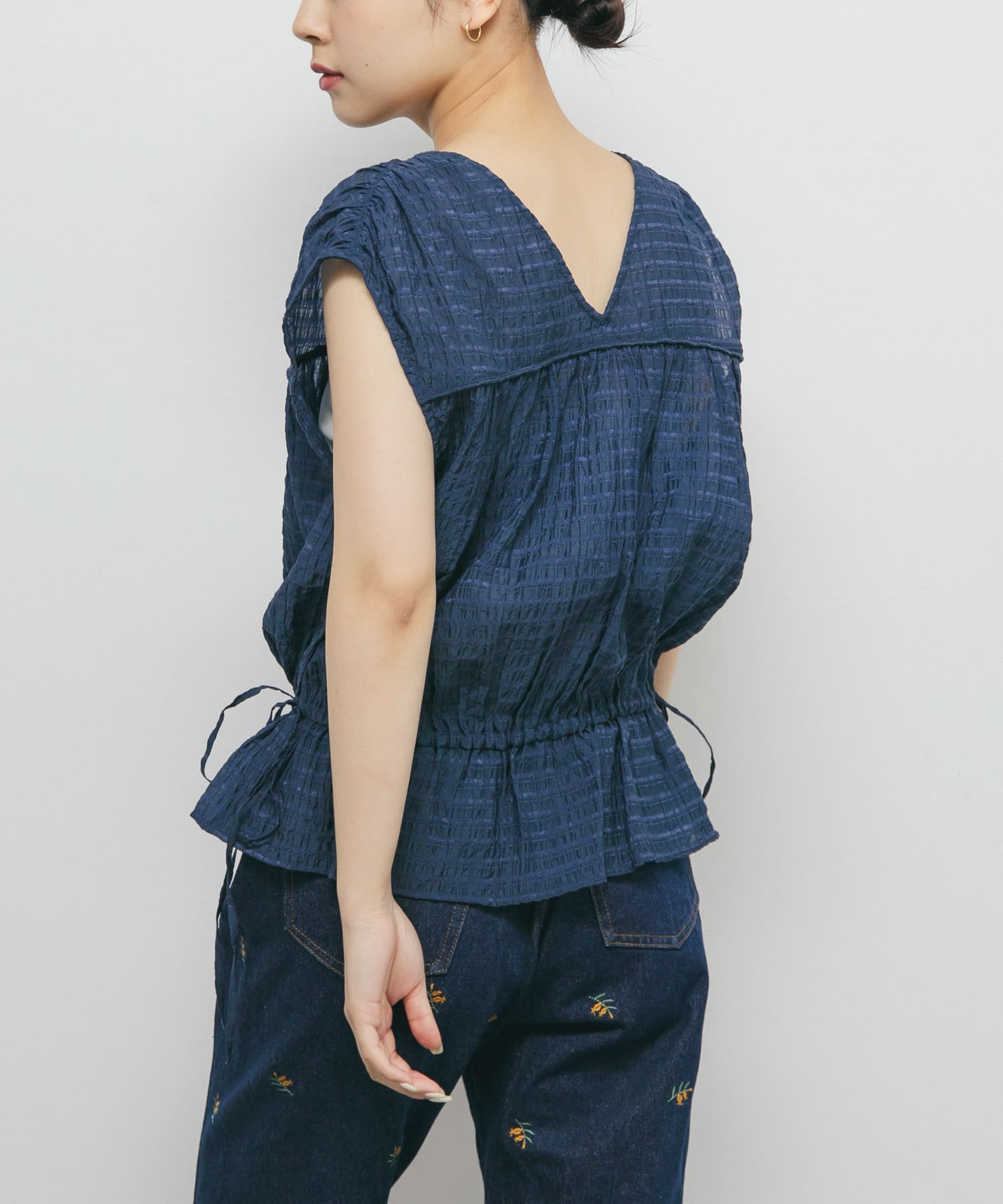 2WAYノースリーブブラウス