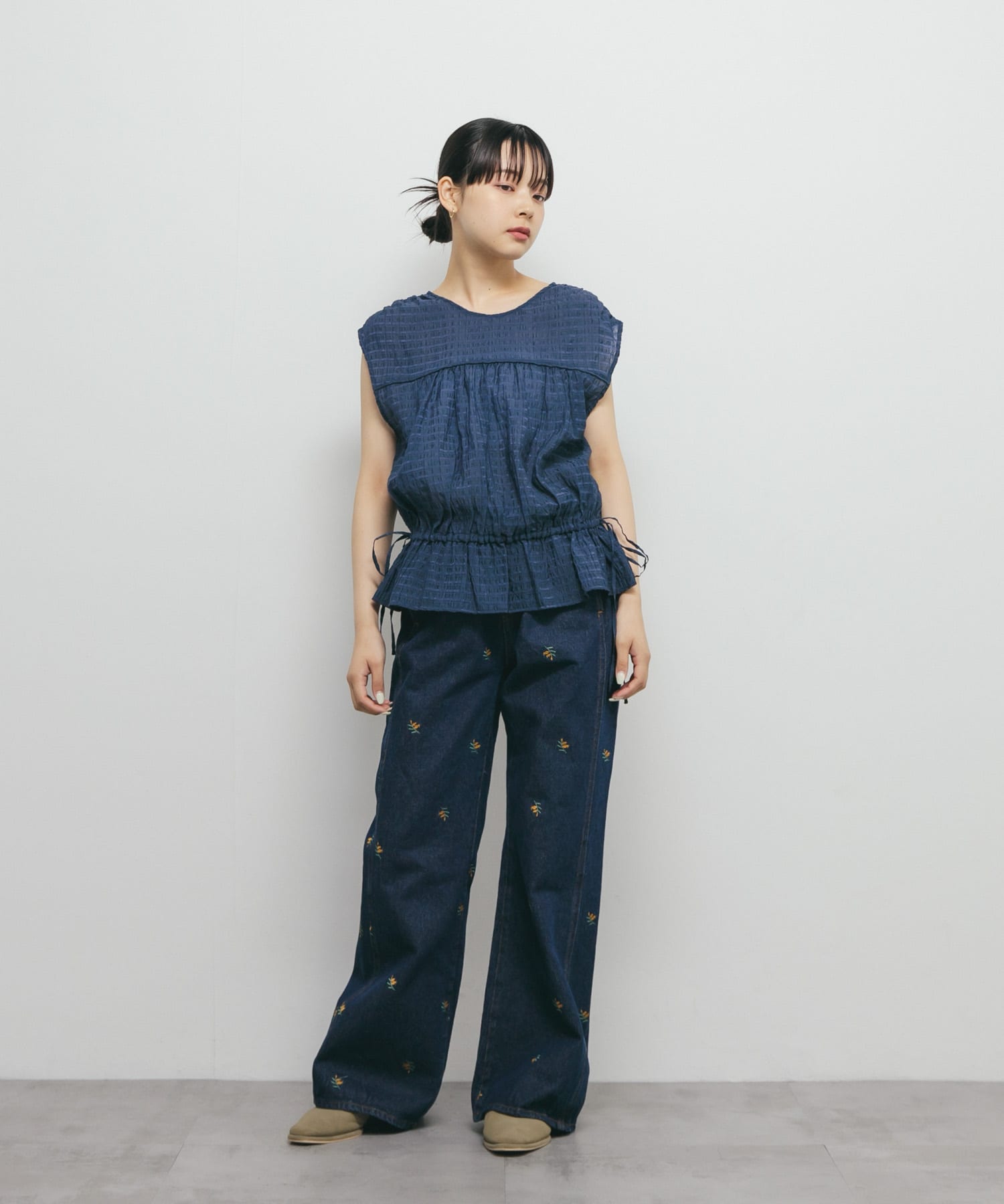 身長：153cm サイズ：one