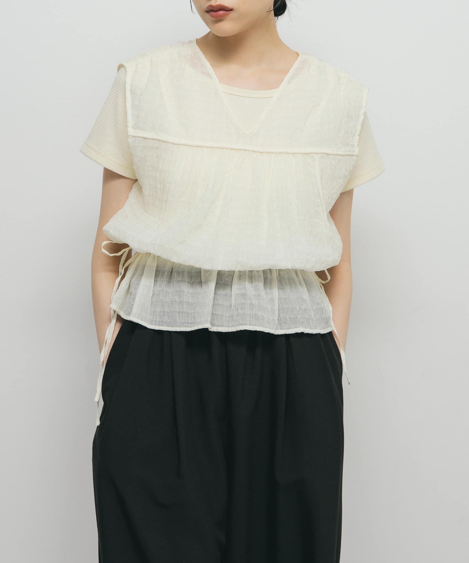 身長：160cm サイズ：one