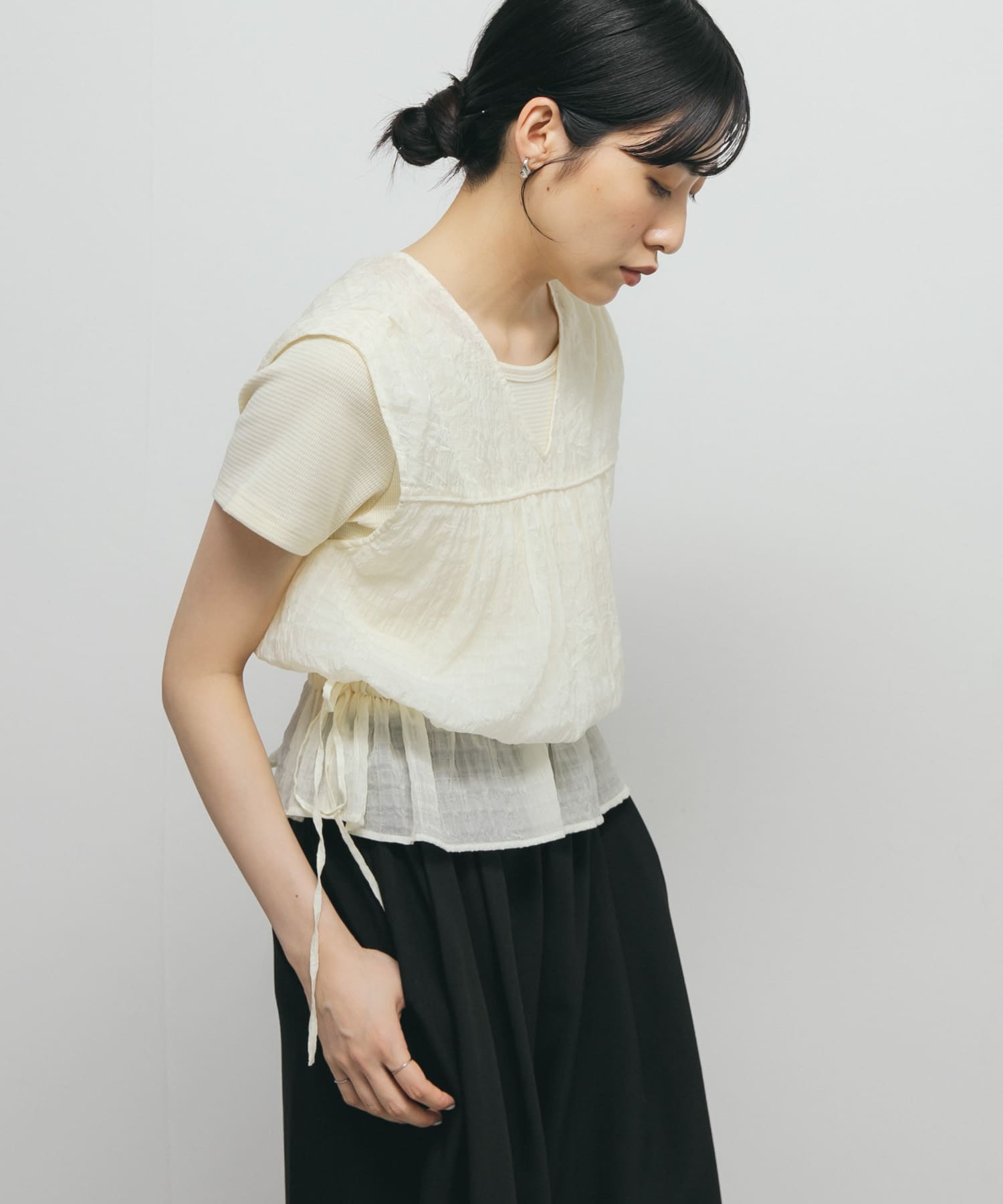 身長：160cm サイズ：one