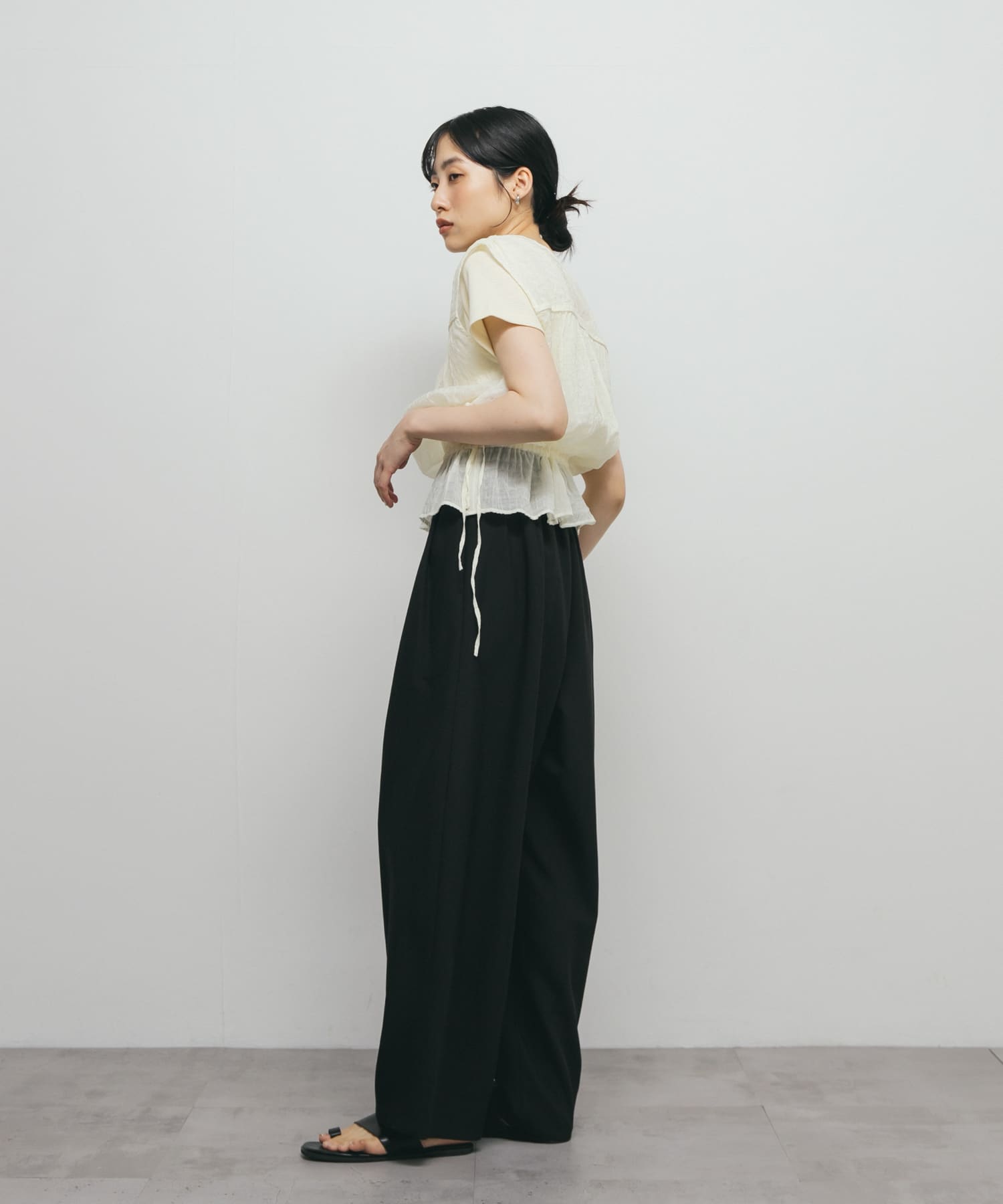 身長：160cm サイズ：one