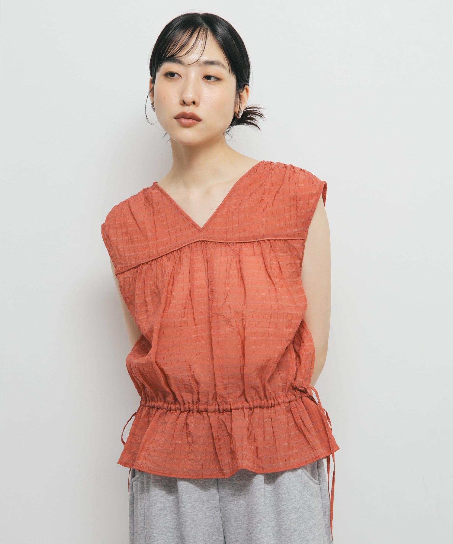 身長：160cm サイズ：one