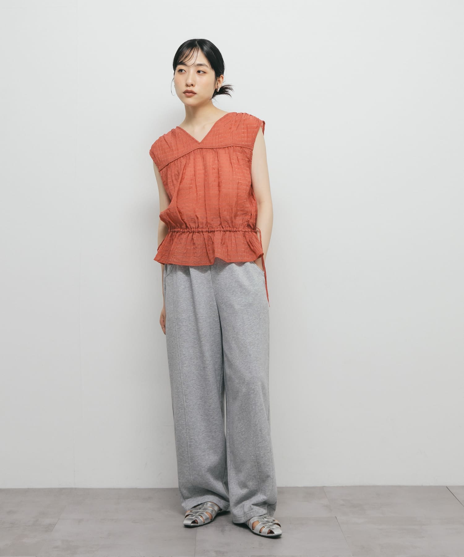 身長：160cm サイズ：one