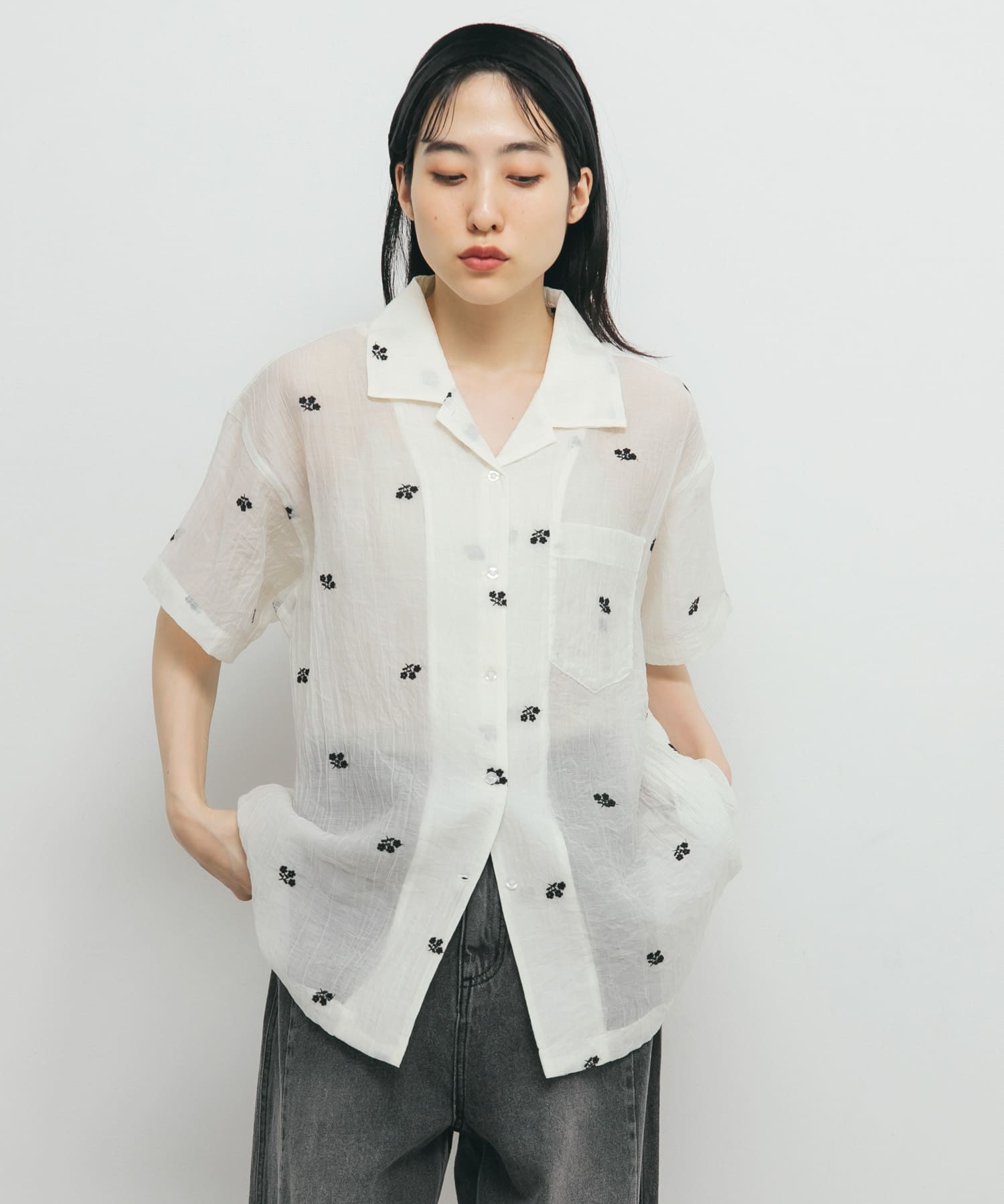 身長：160cm サイズ：one