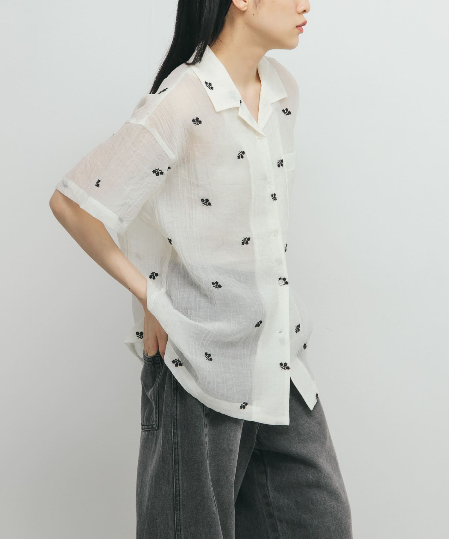 身長：160cm サイズ：one