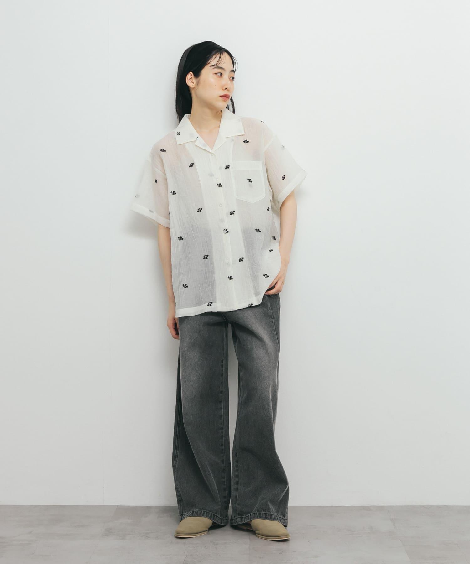 身長：160cm サイズ：one