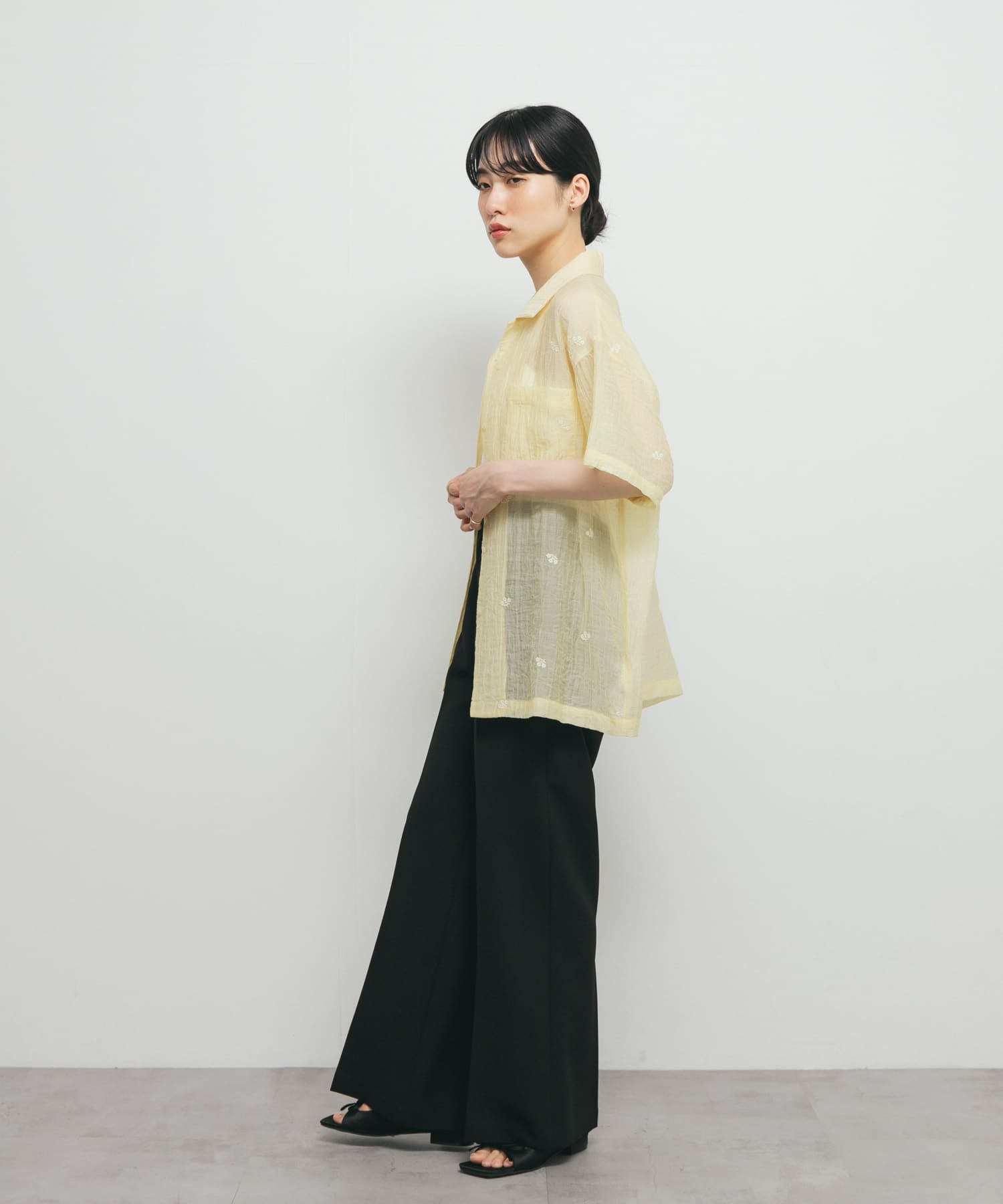 身長：160cm サイズ：one