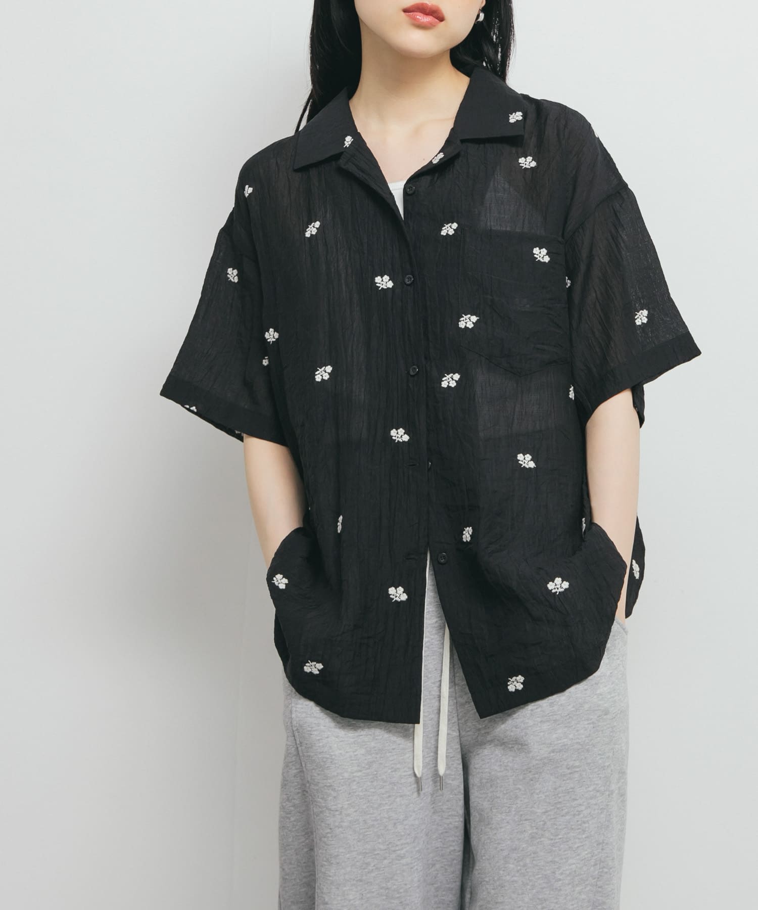 身長：160cm サイズ：one