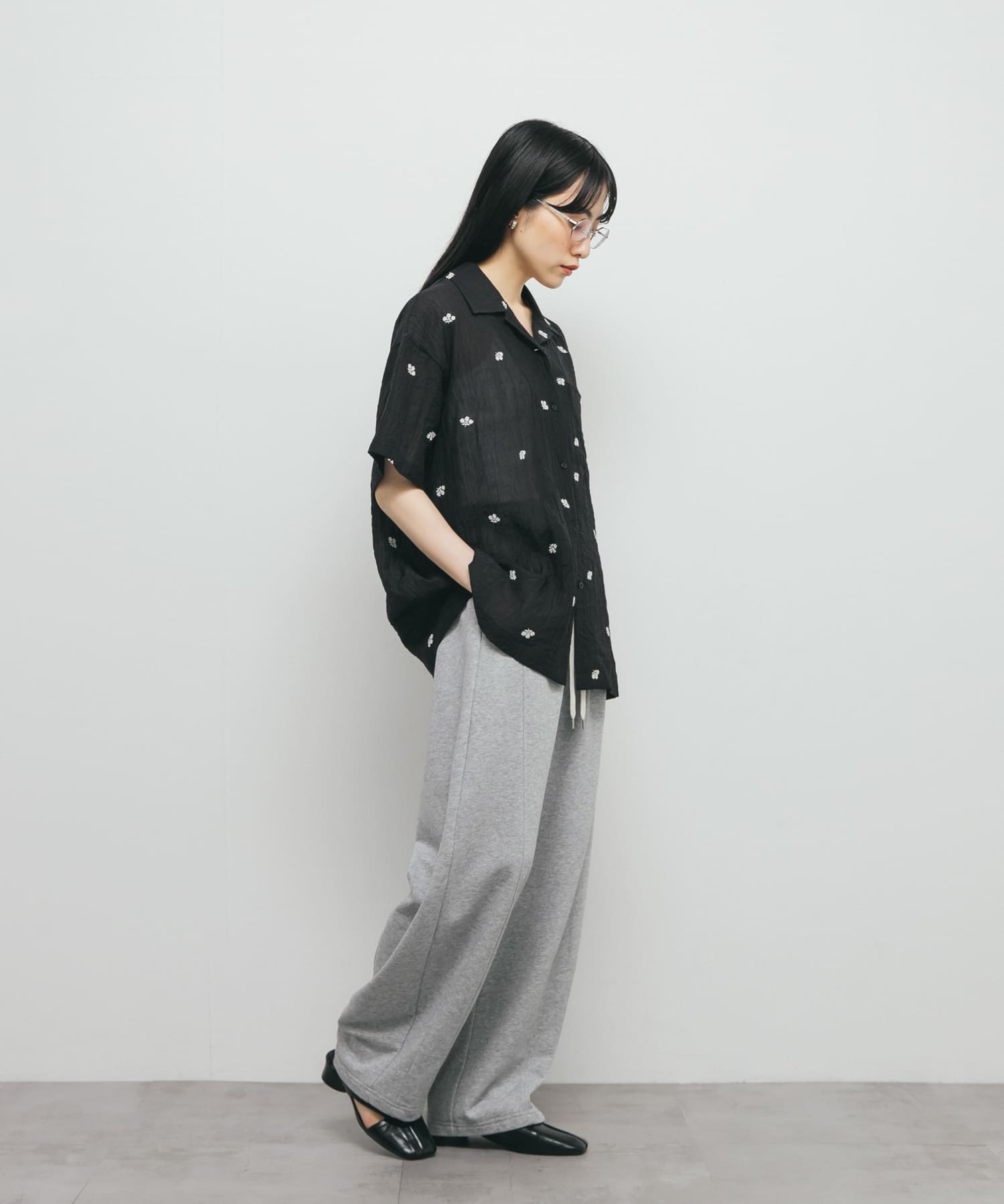 身長：160cm サイズ：one