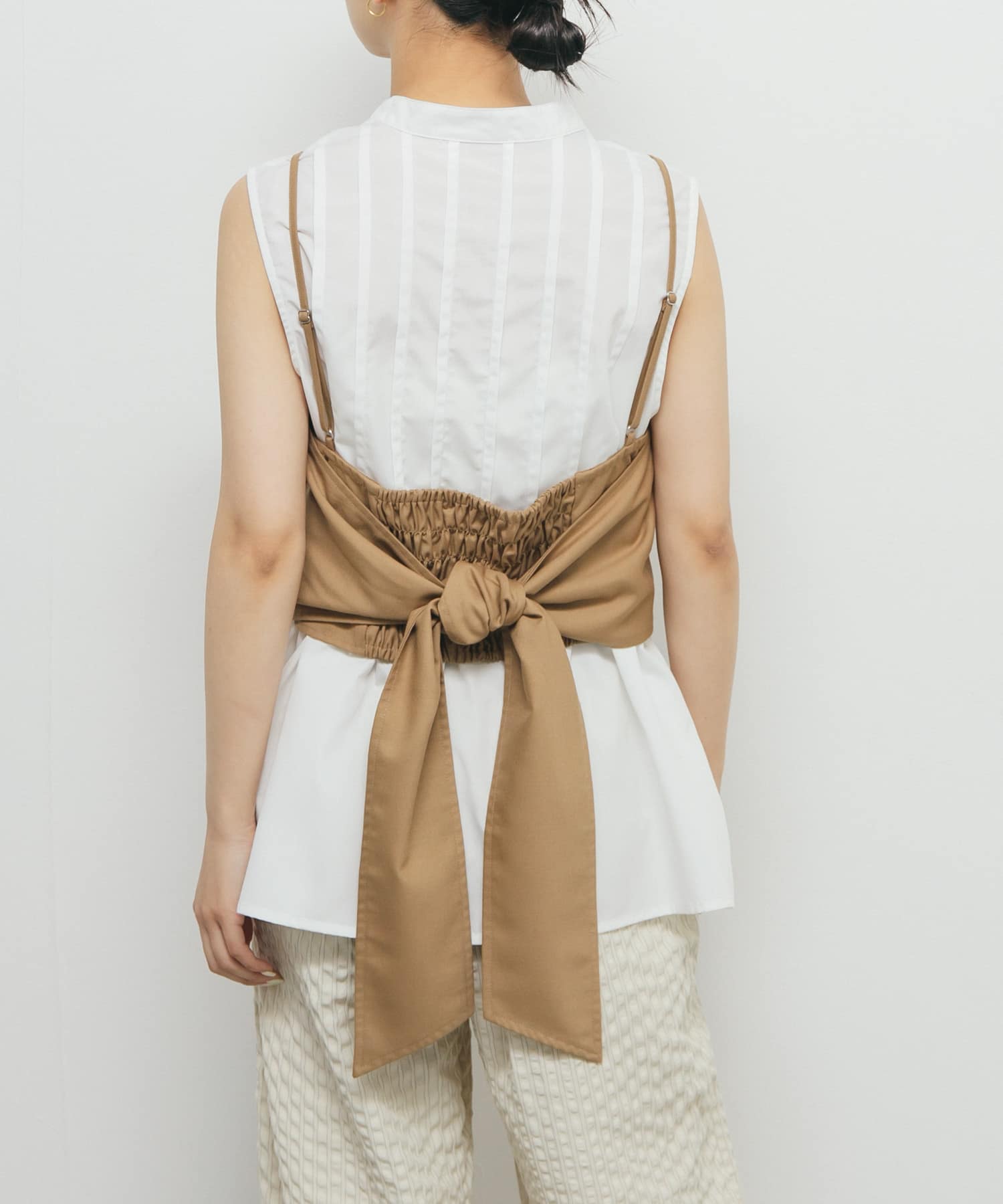 ビスチェSETピンタックシャツ