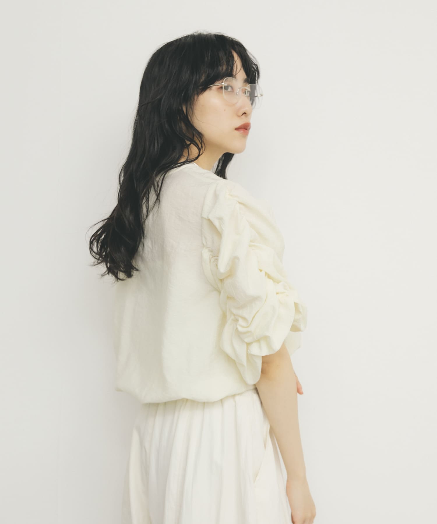 身長：160cm サイズ：one
