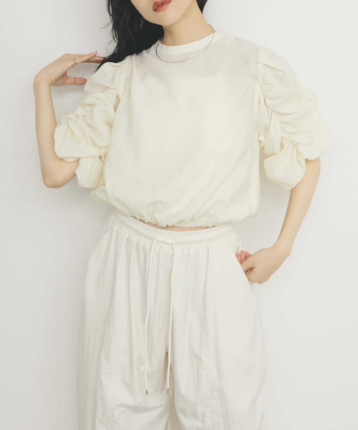 身長：160cm サイズ：one