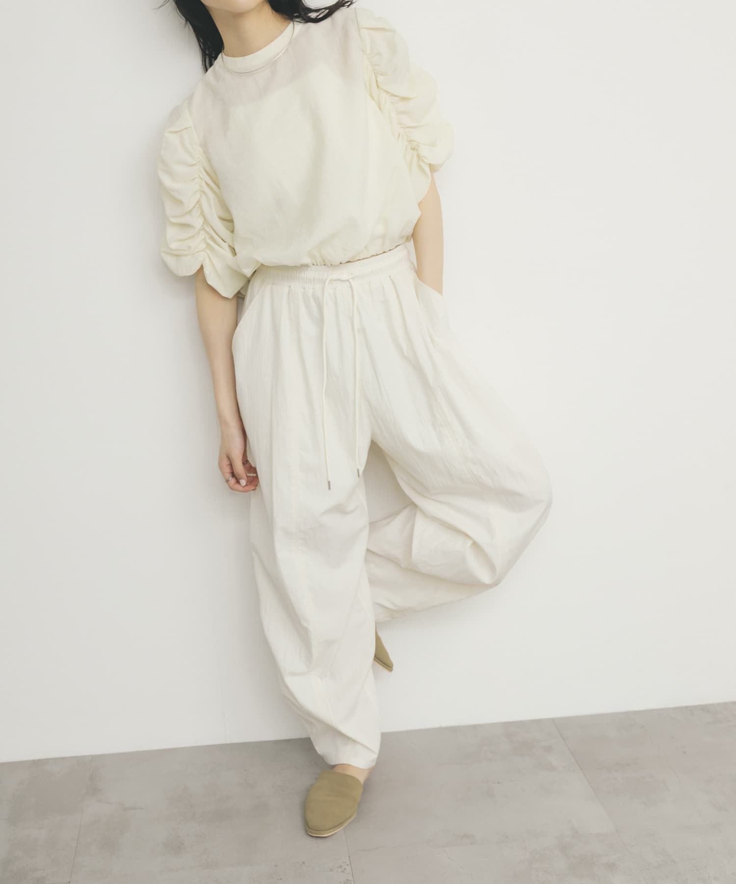 身長：160cm サイズ：one