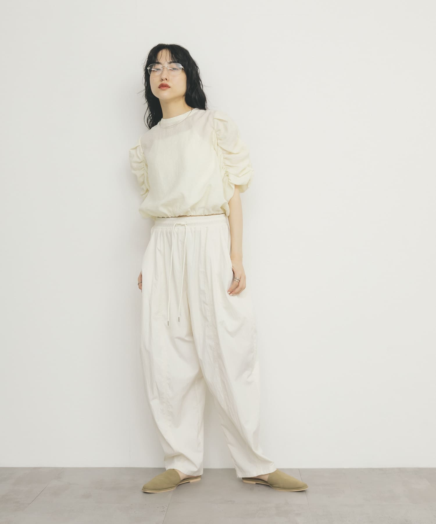身長：160cm サイズ：one