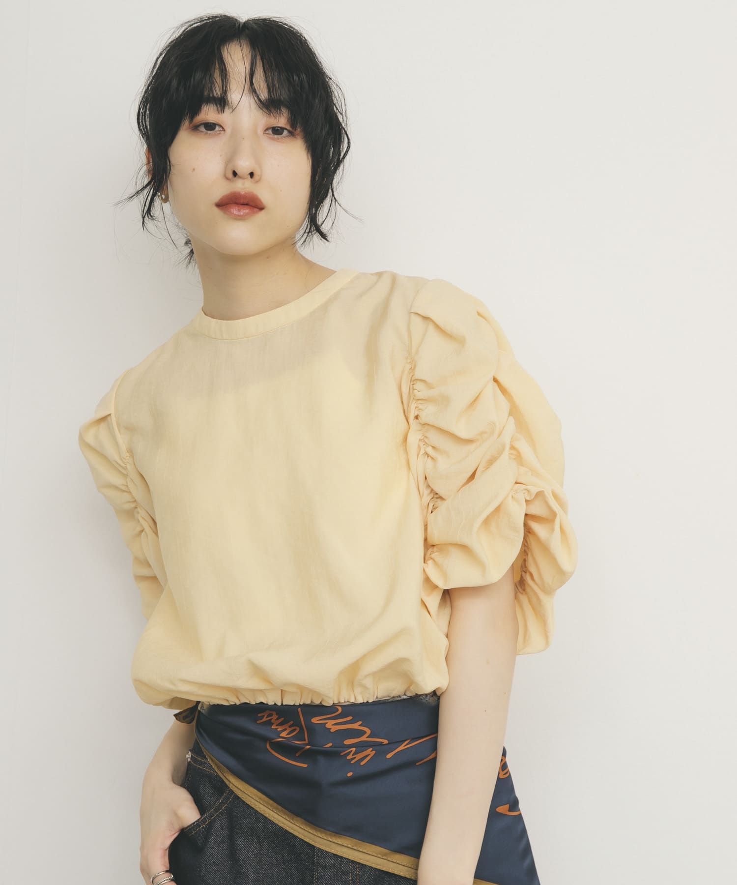 身長：160cm サイズ：one