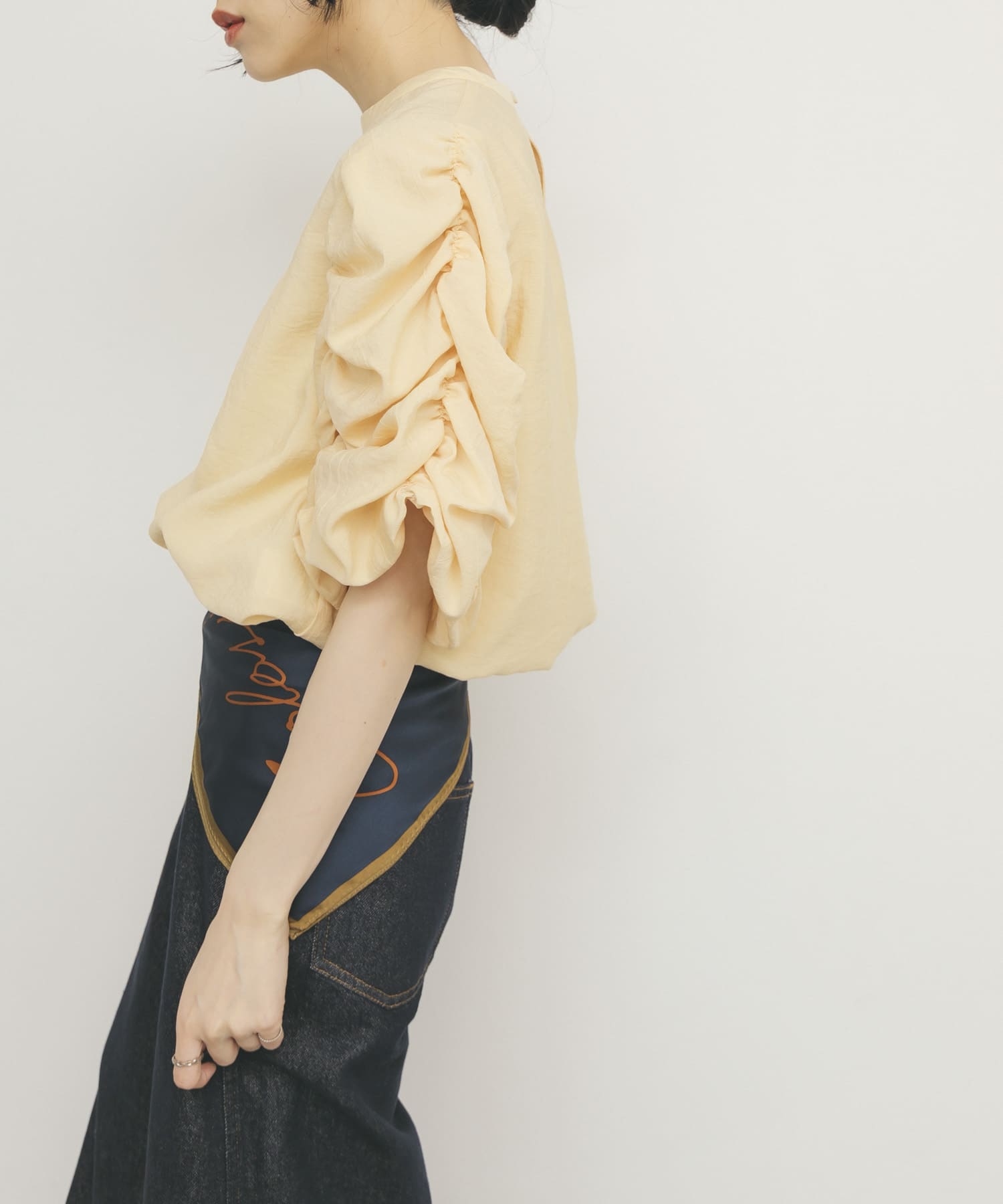 身長：160cm サイズ：one