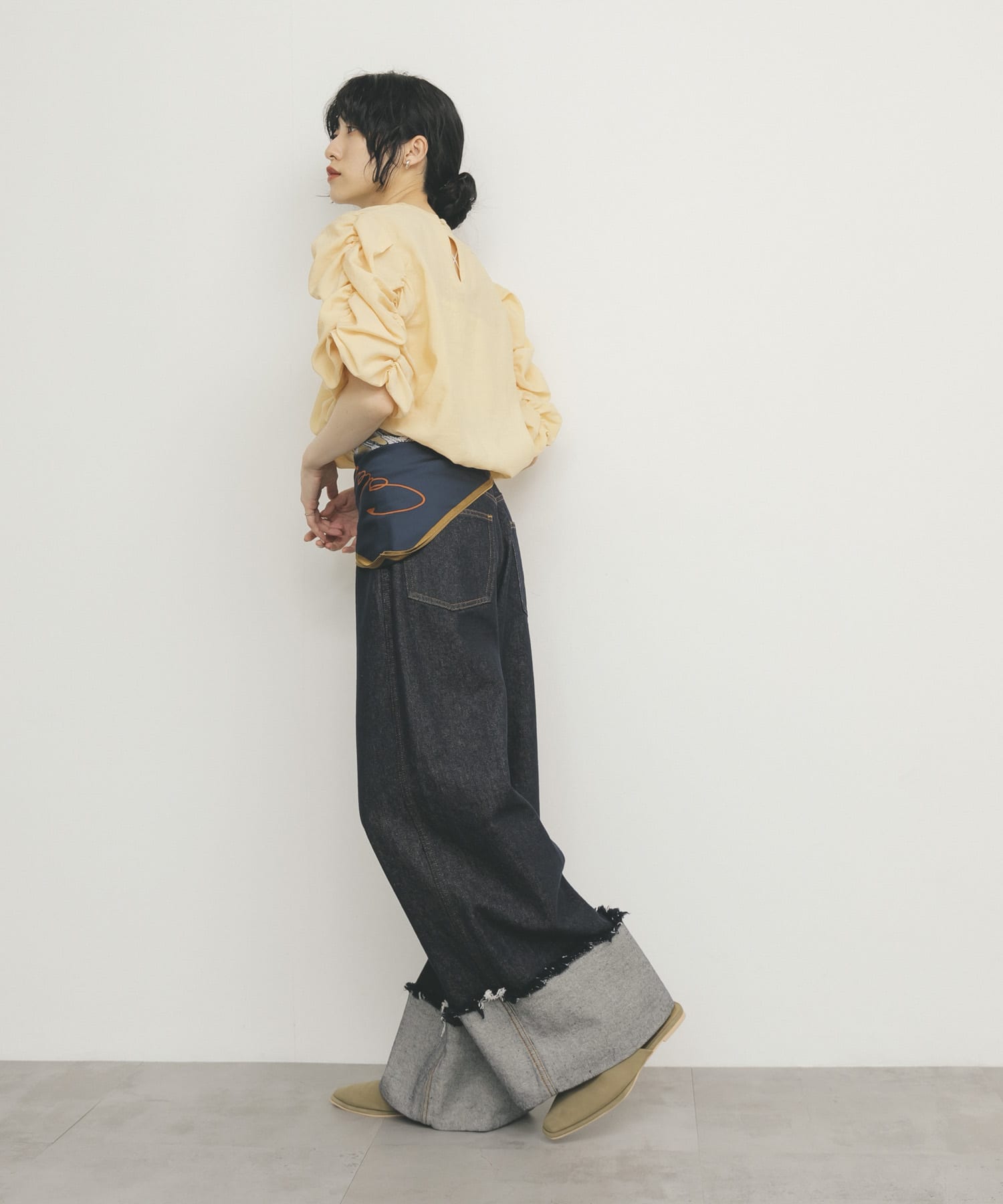 身長：160cm サイズ：one