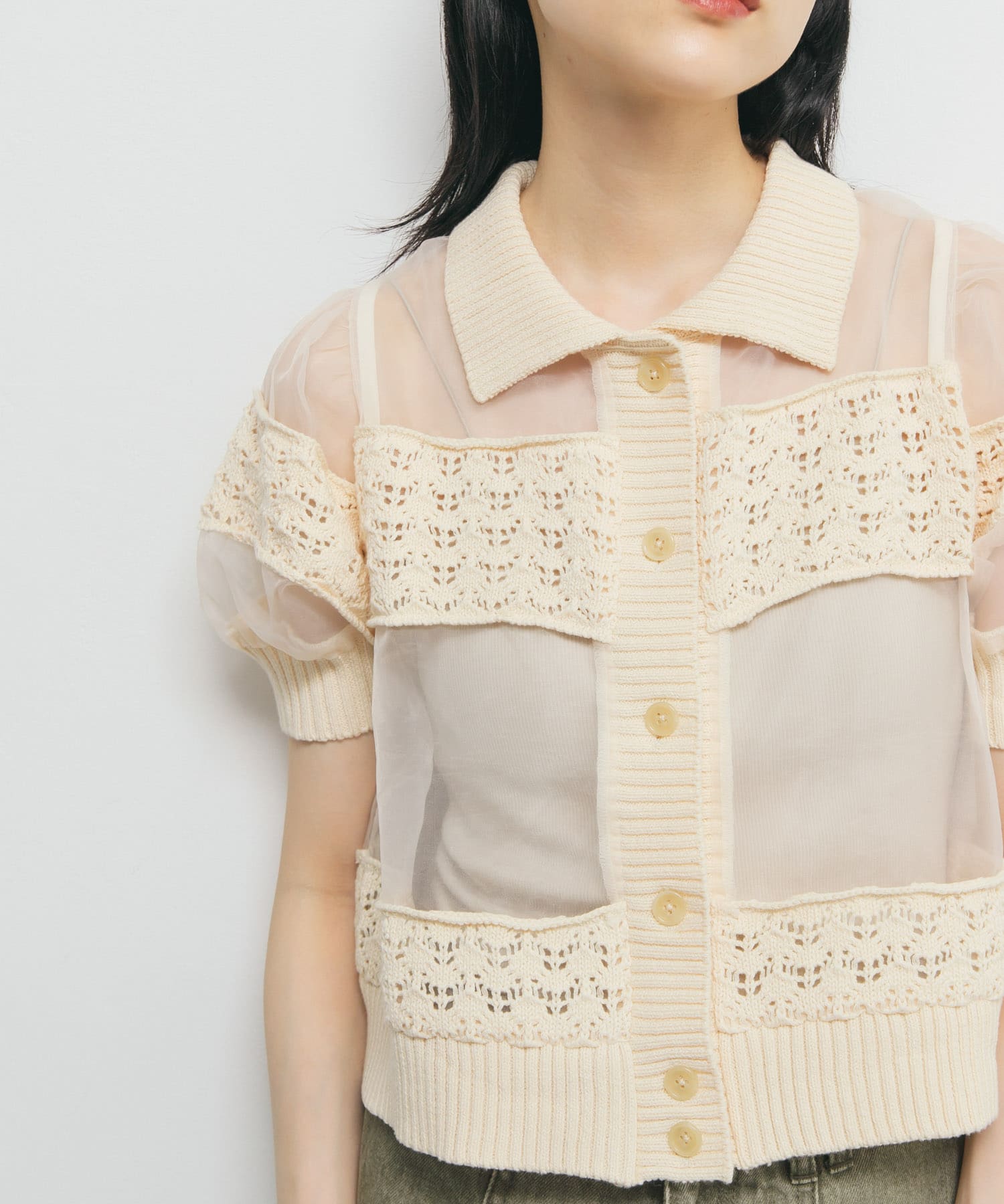 身長：160cm サイズ：one