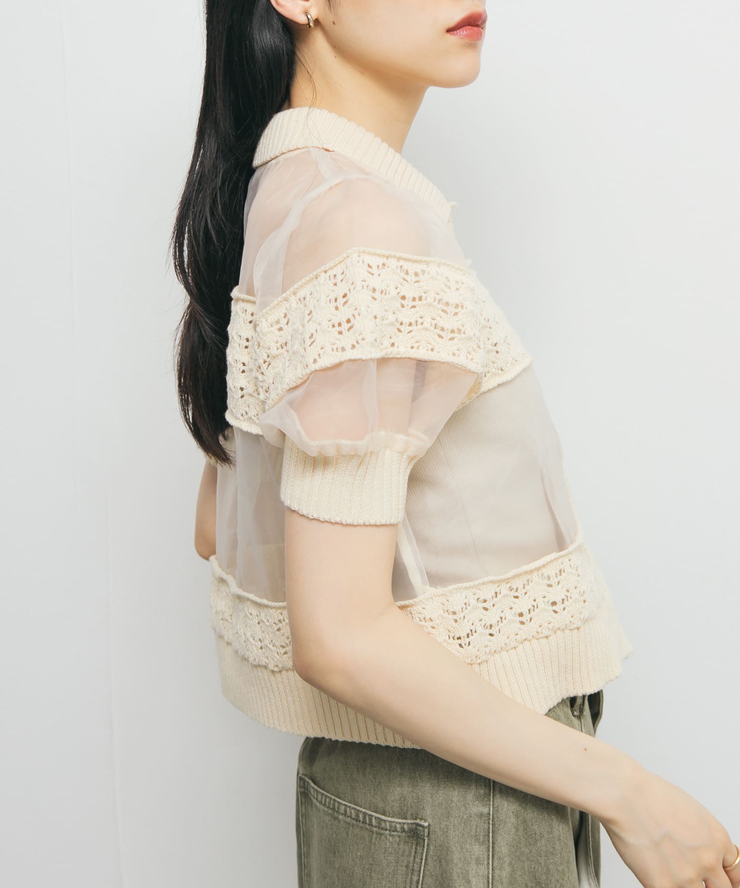 身長：160cm サイズ：one