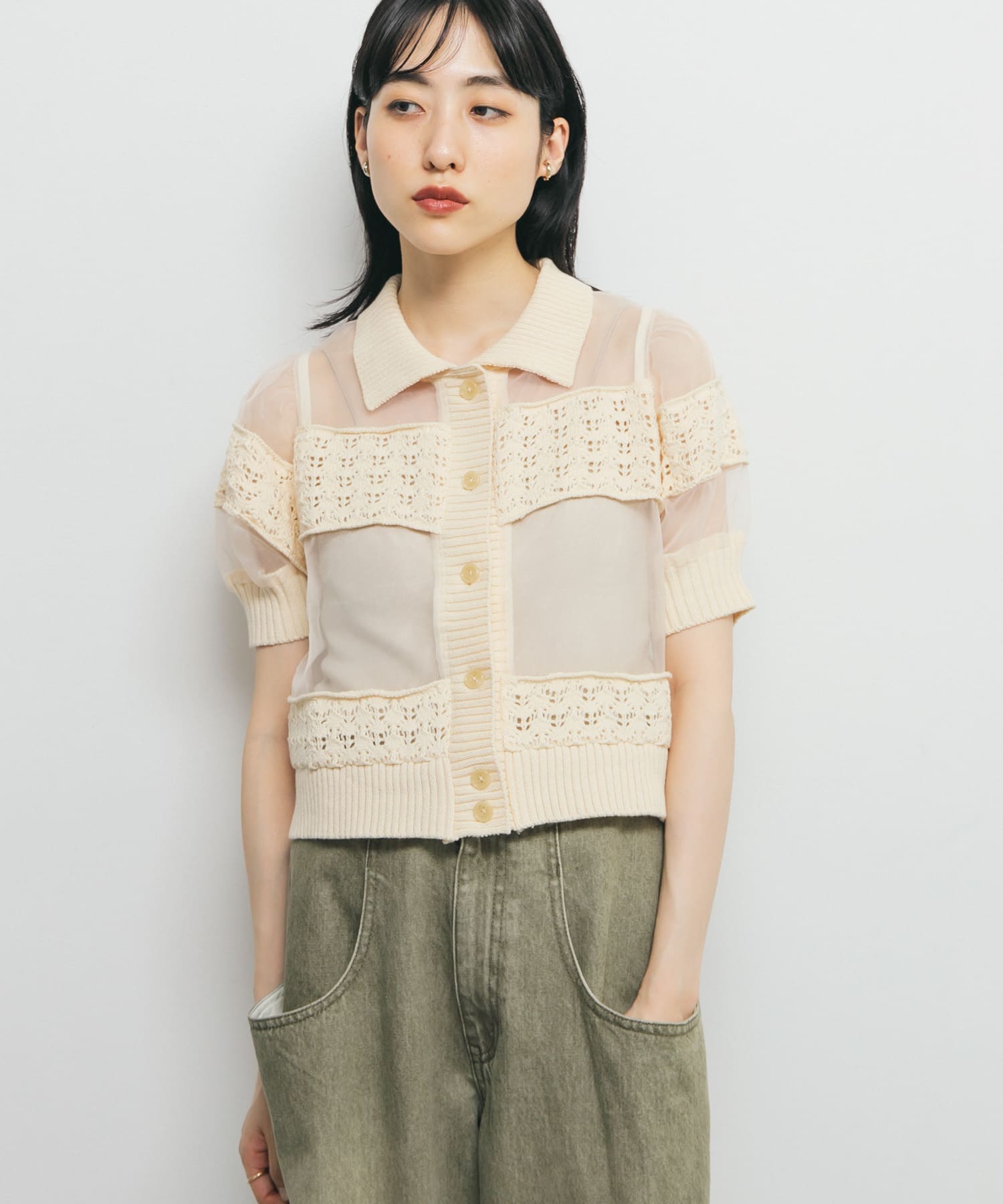 身長：160cm サイズ：one