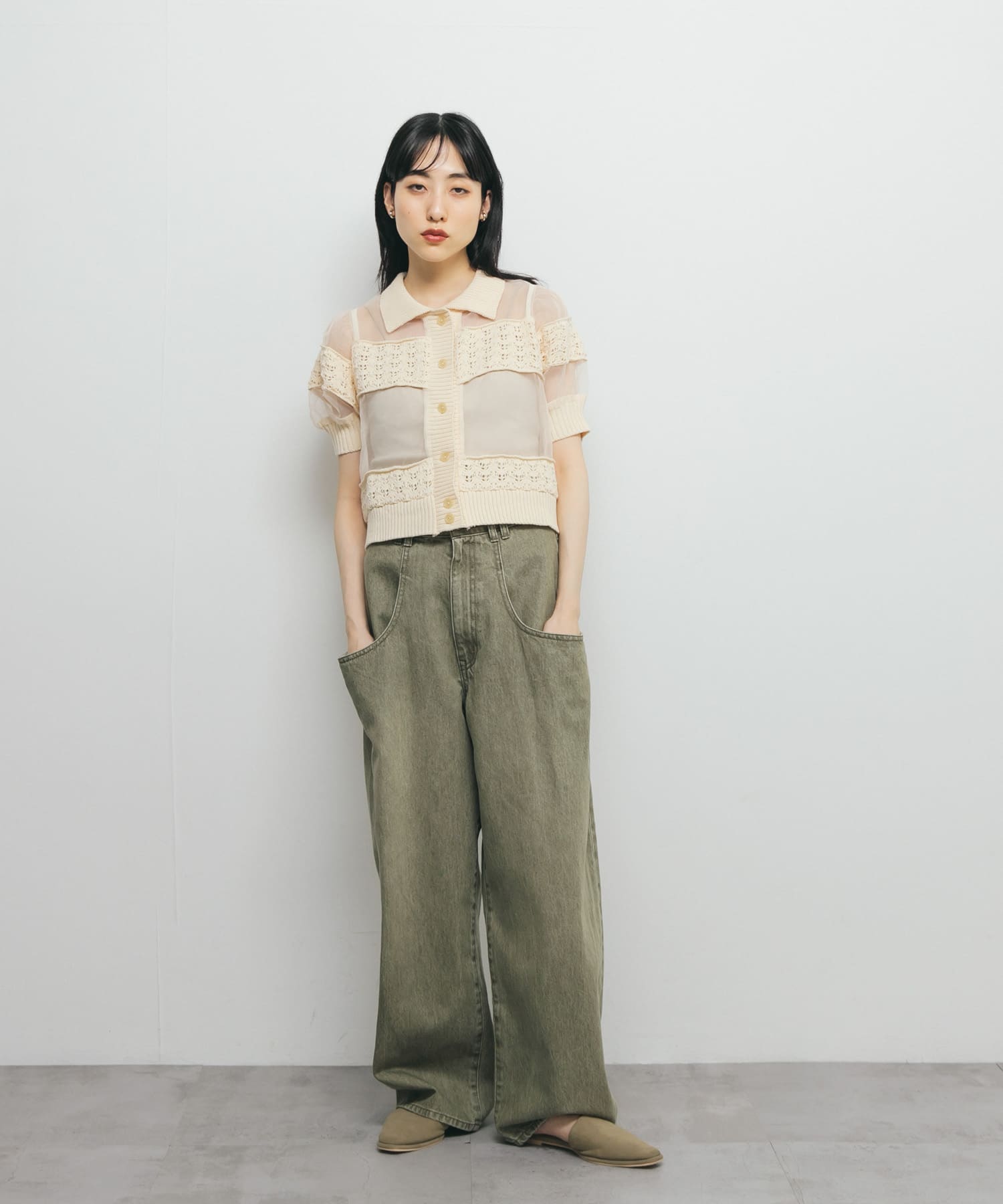 身長：160cm サイズ：one
