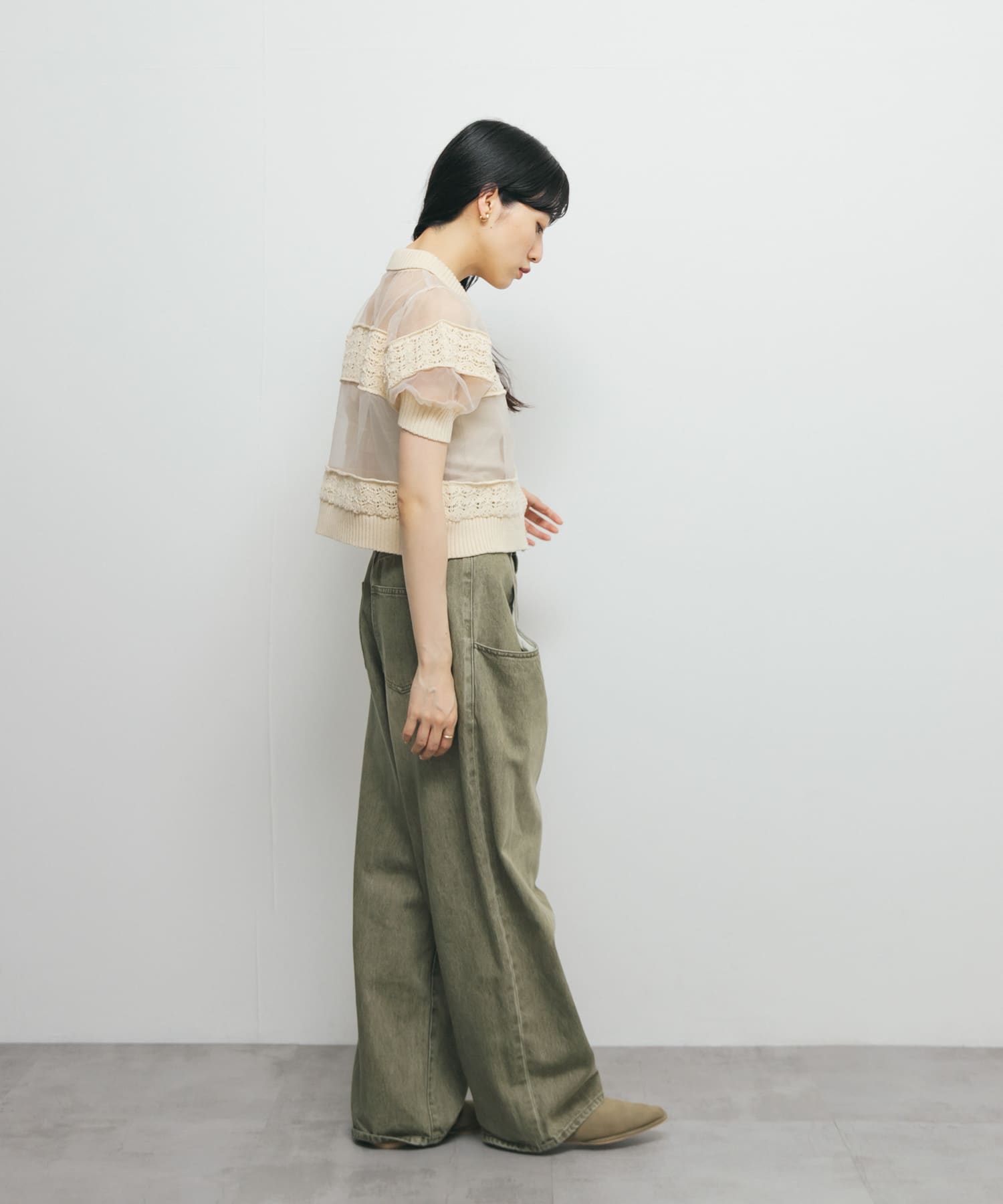 身長：160cm サイズ：one