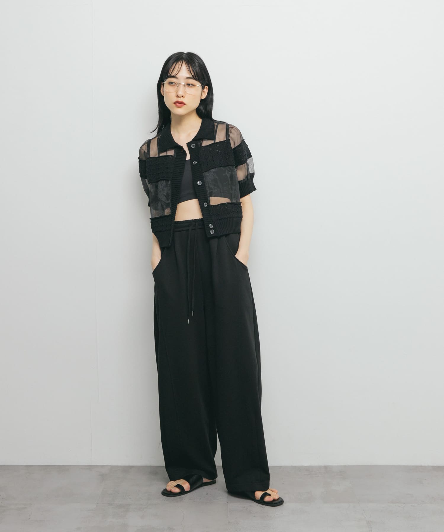 身長：160cm サイズ：one