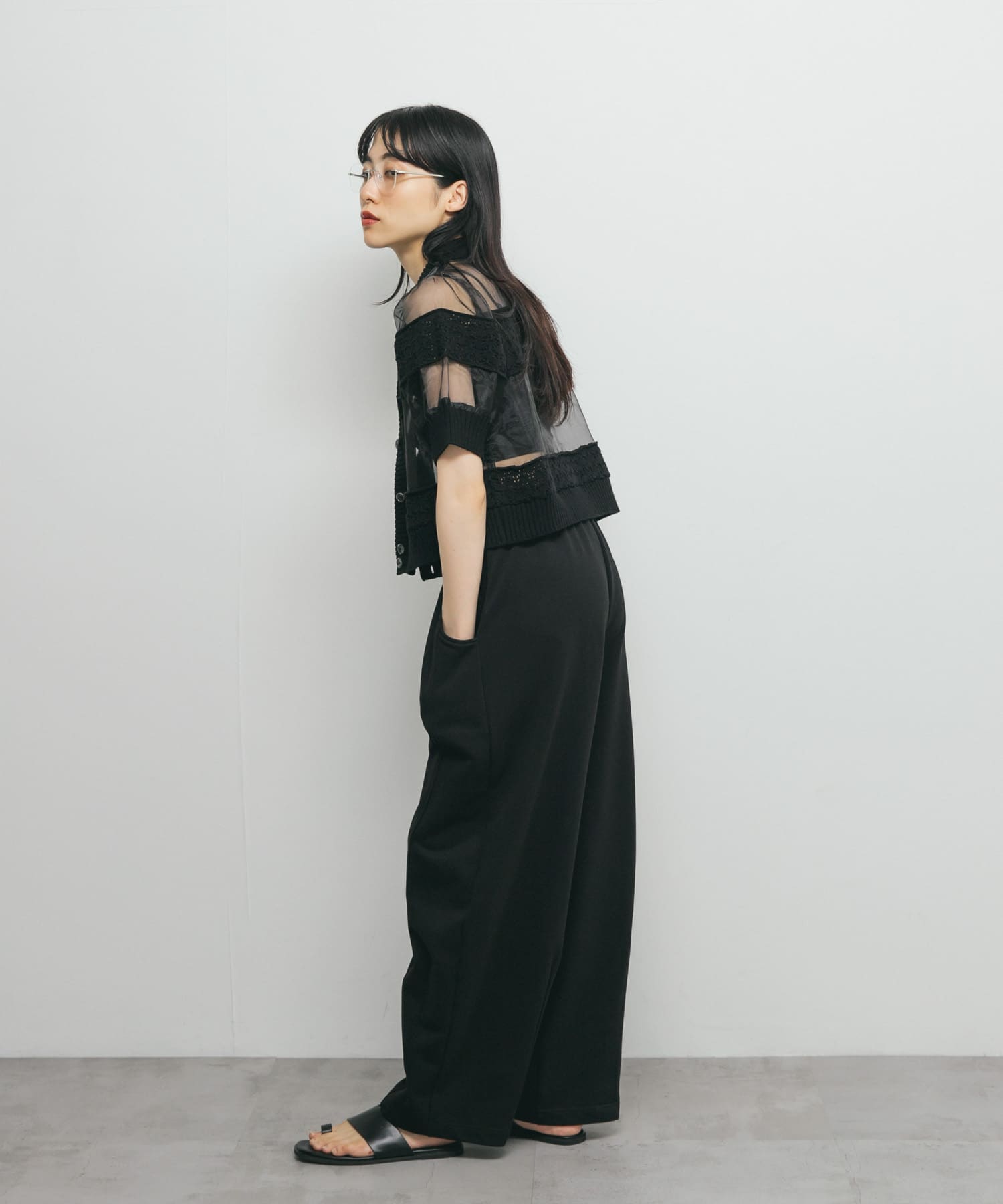 身長：160cm サイズ：one