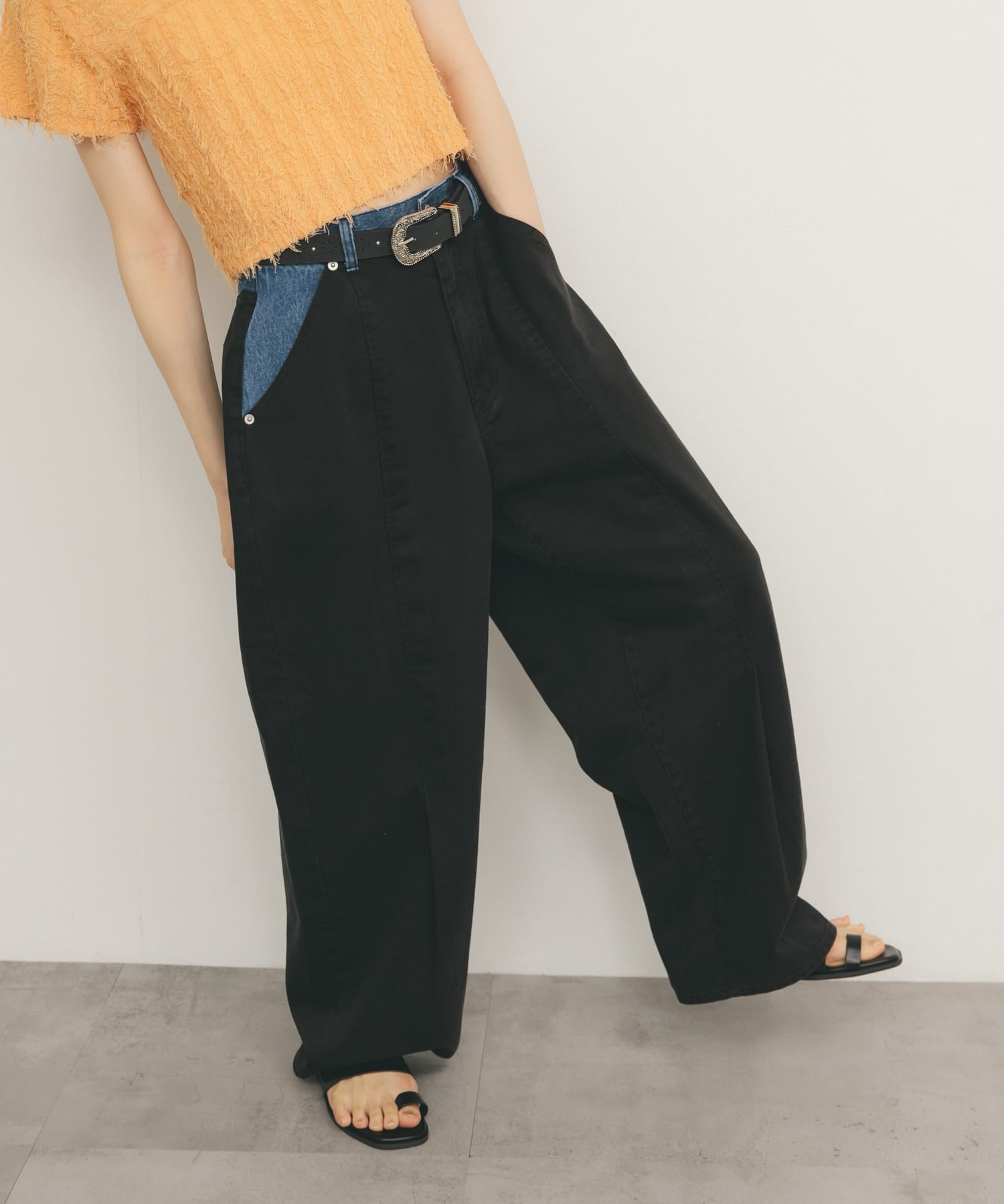 新品　コクーンパンツ ànuke online store（アンヌーク） / Georgette Cocoon