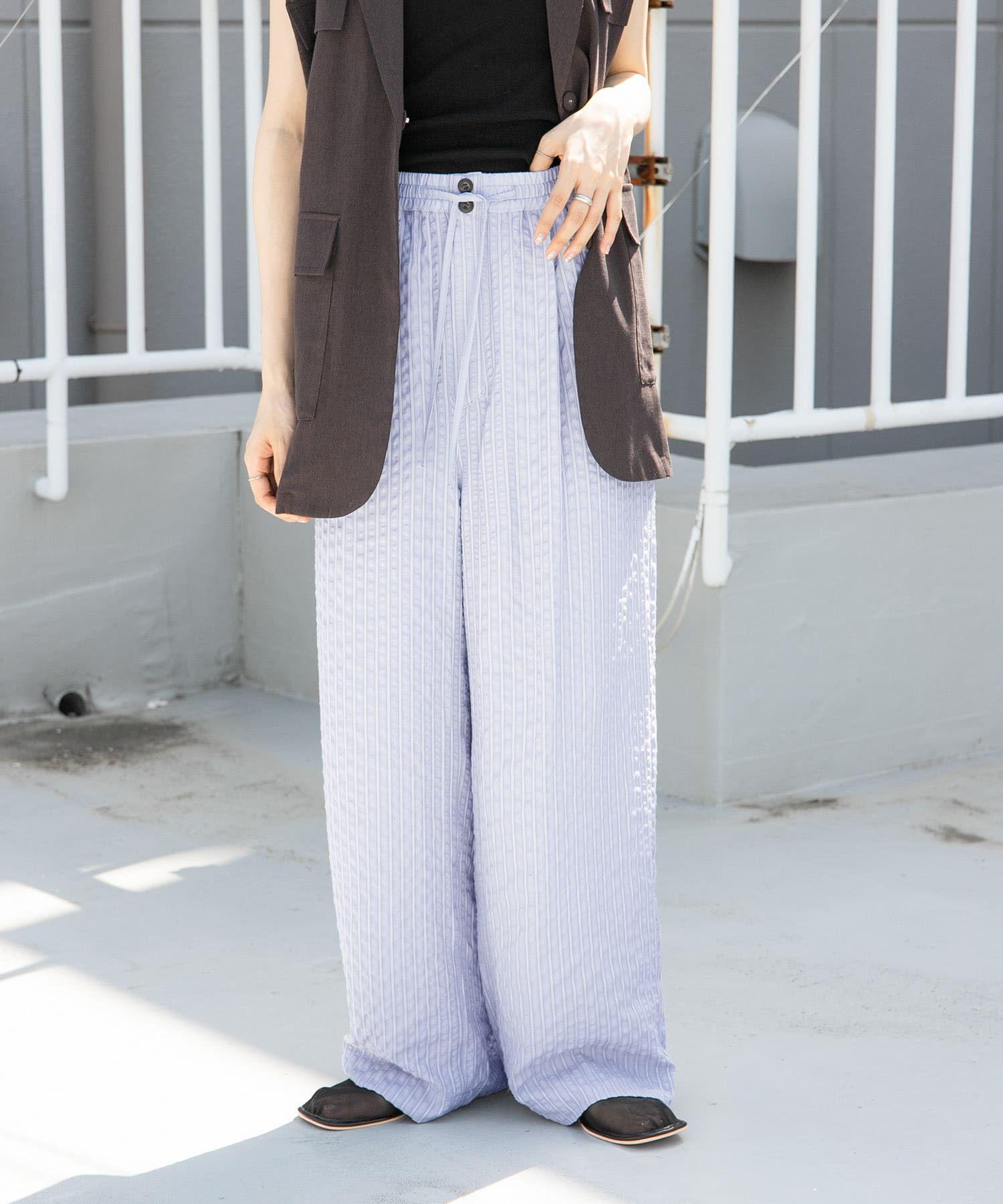 身長：160cm サイズ：one