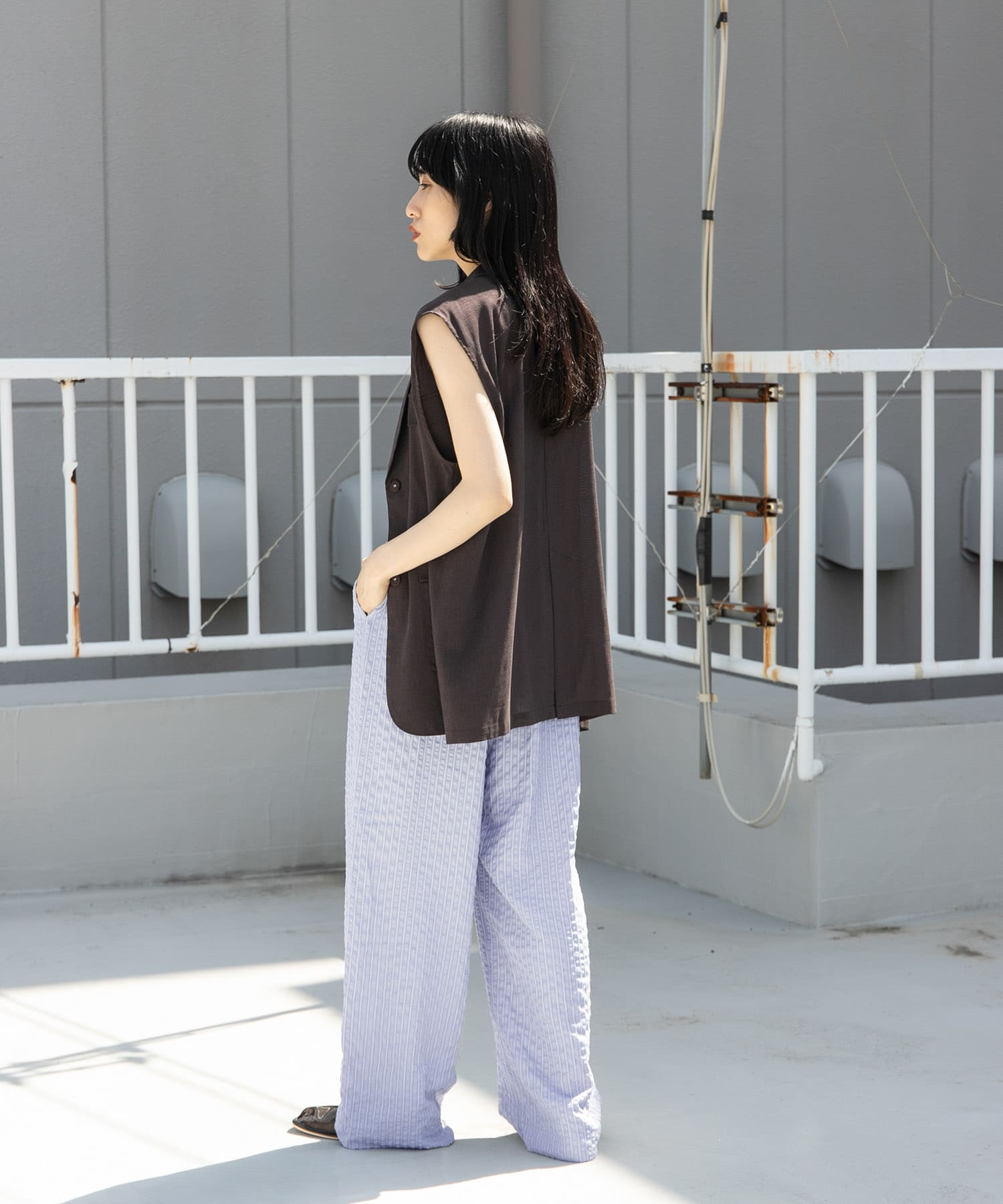 身長：160cm サイズ：one