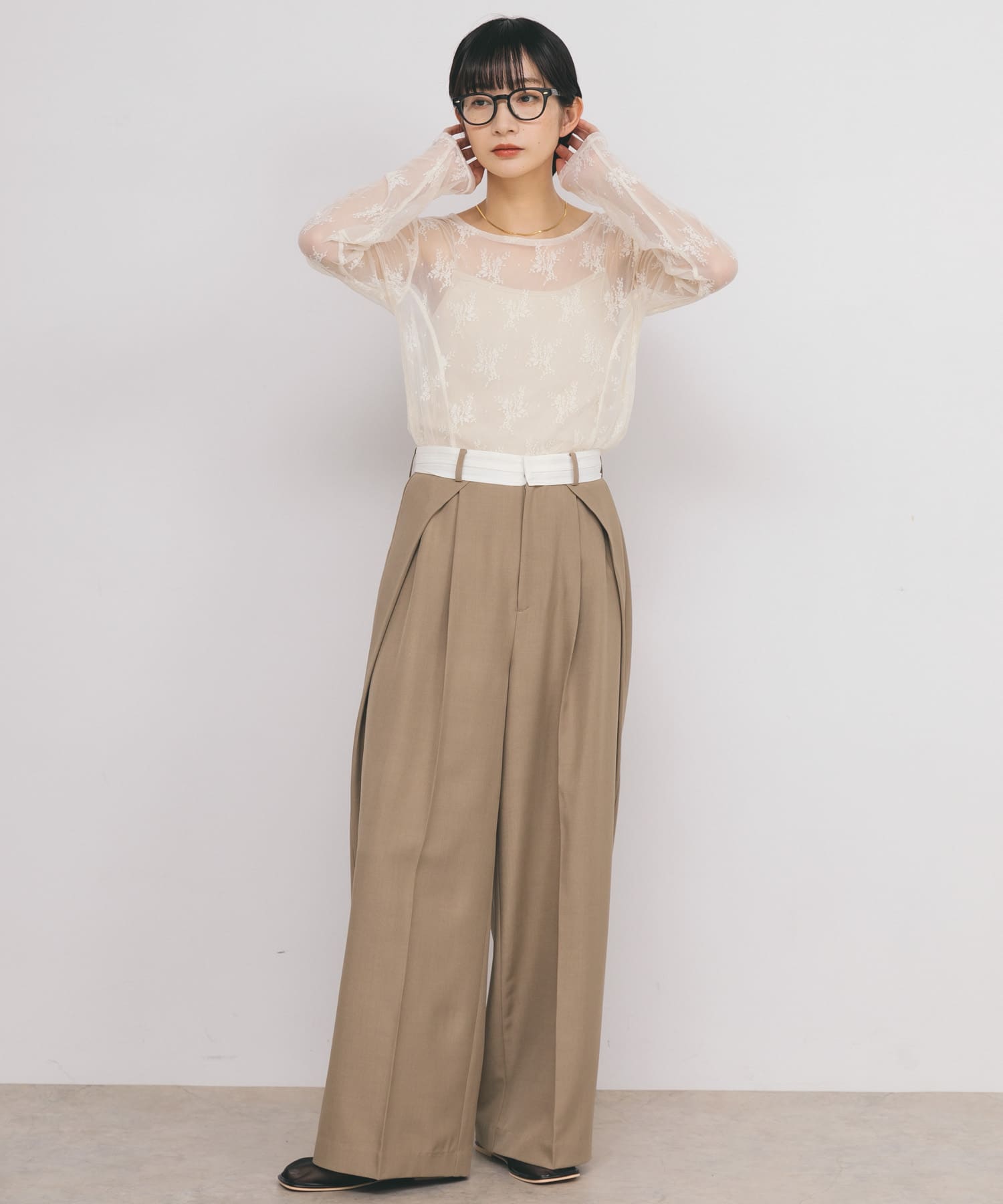 身長：159cm サイズ：36