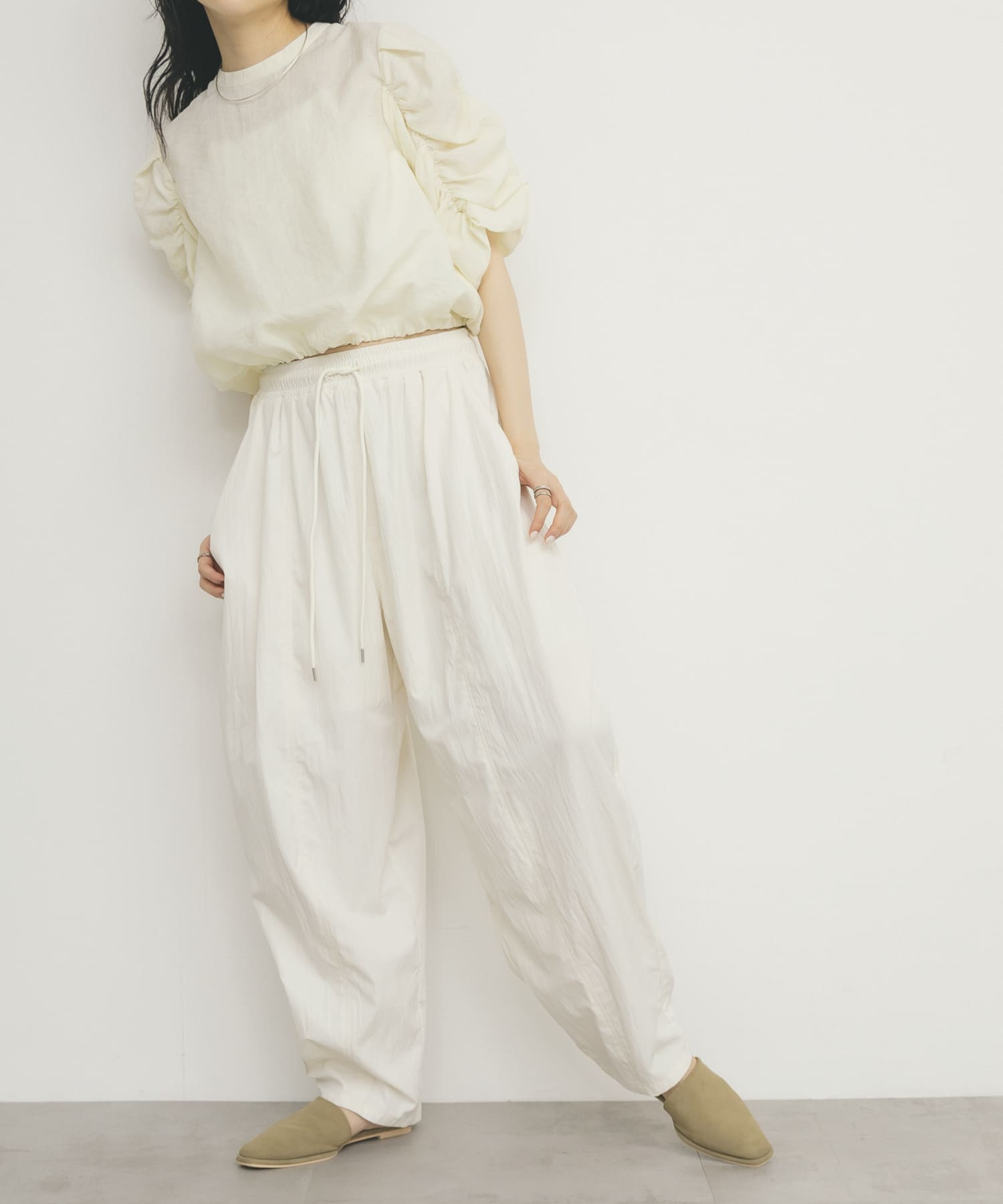 身長：160cm サイズ：one