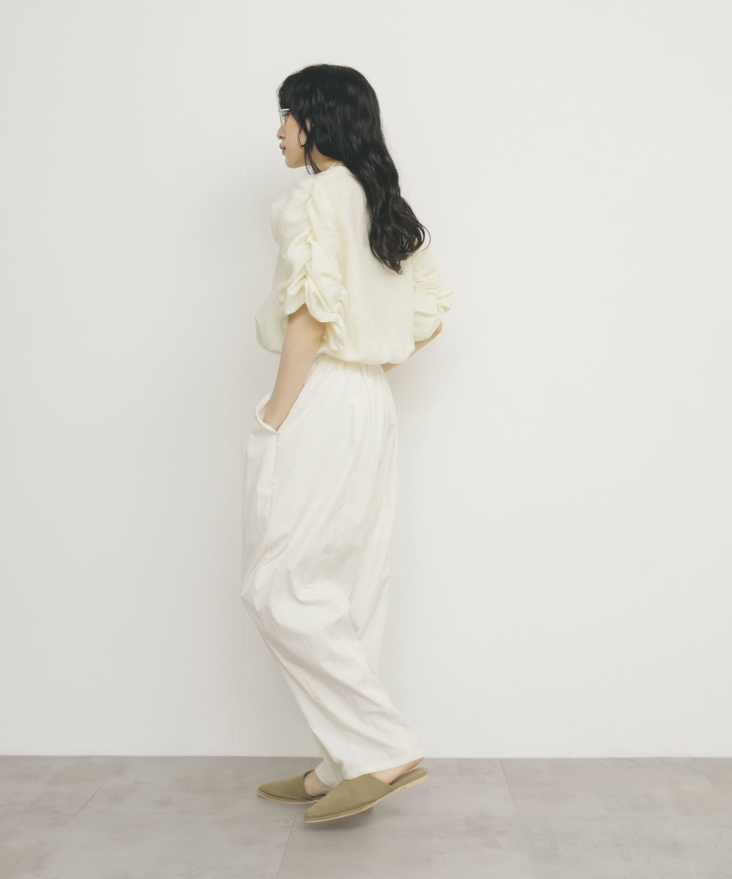 身長：160cm サイズ：one