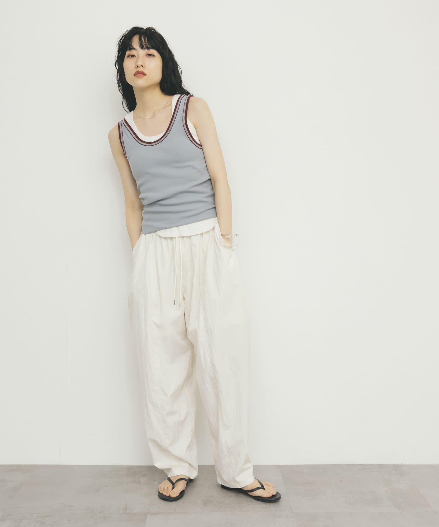 身長：160cm サイズ：one