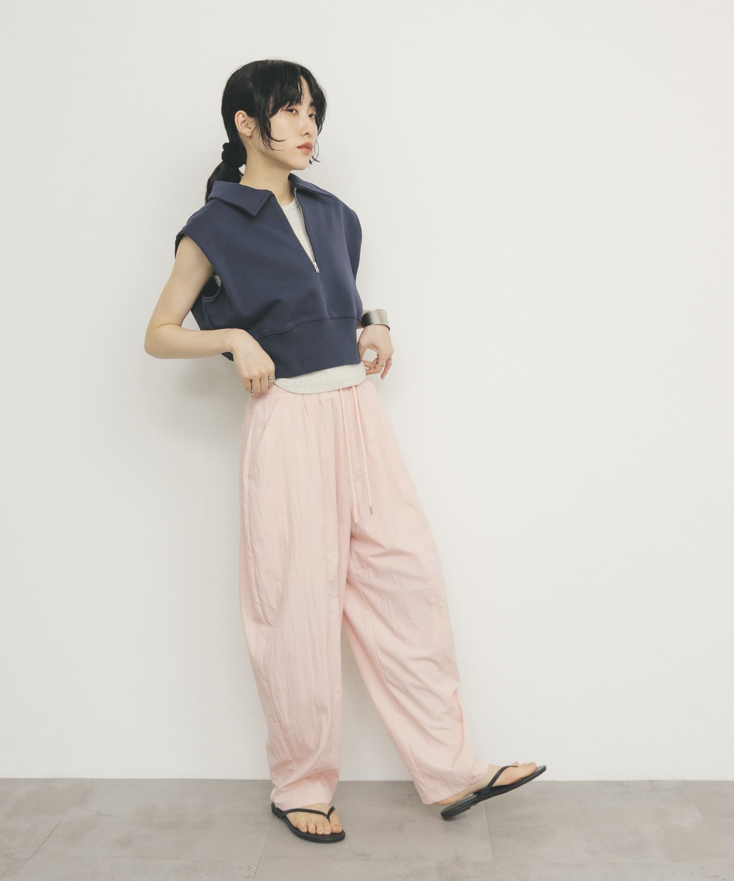 身長：160cm サイズ：one
