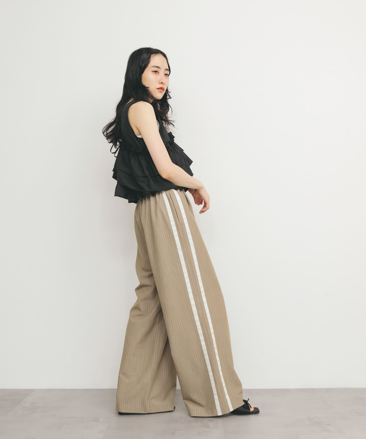 身長：160cm サイズ：one
