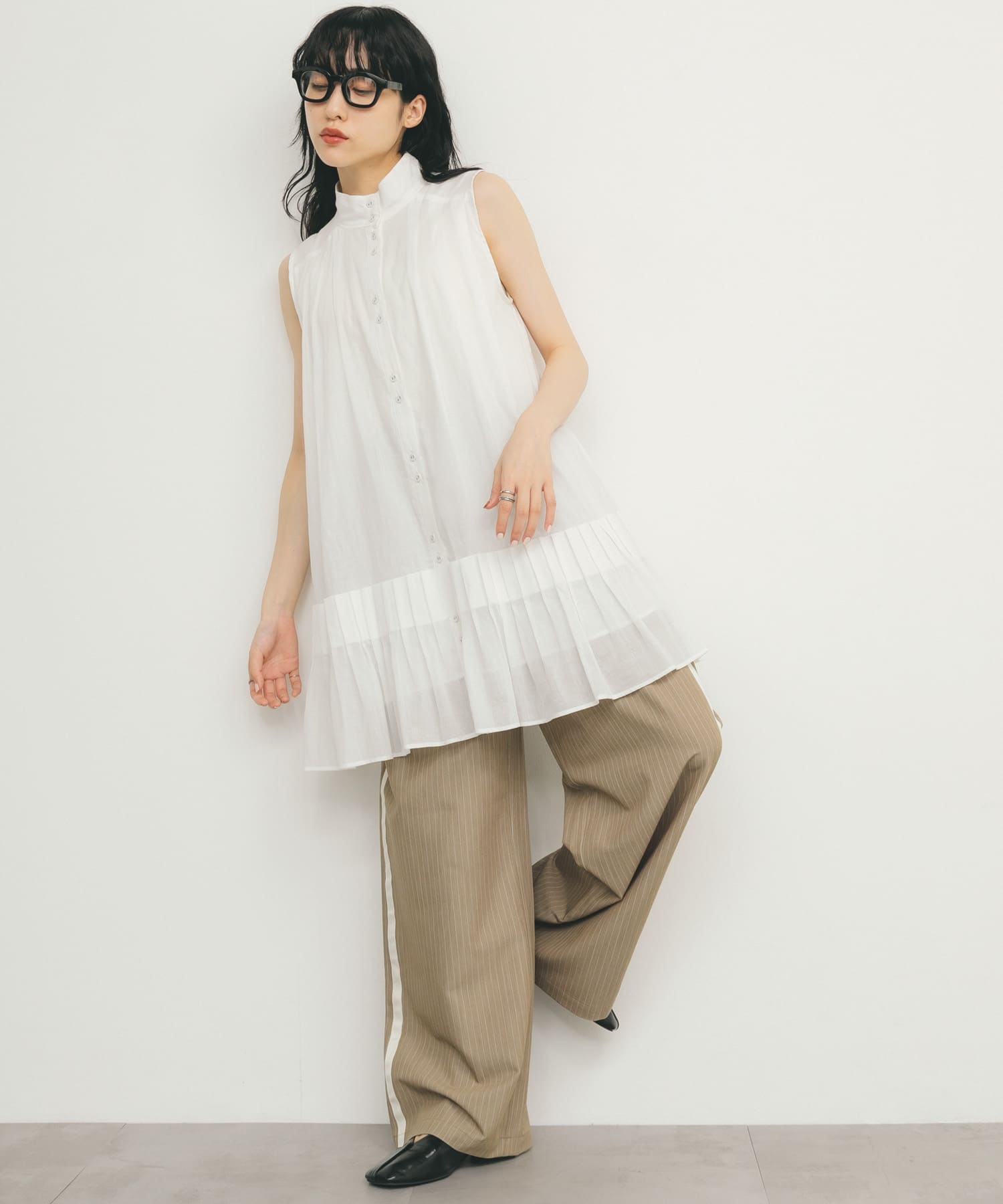 身長：160cm サイズ：one
