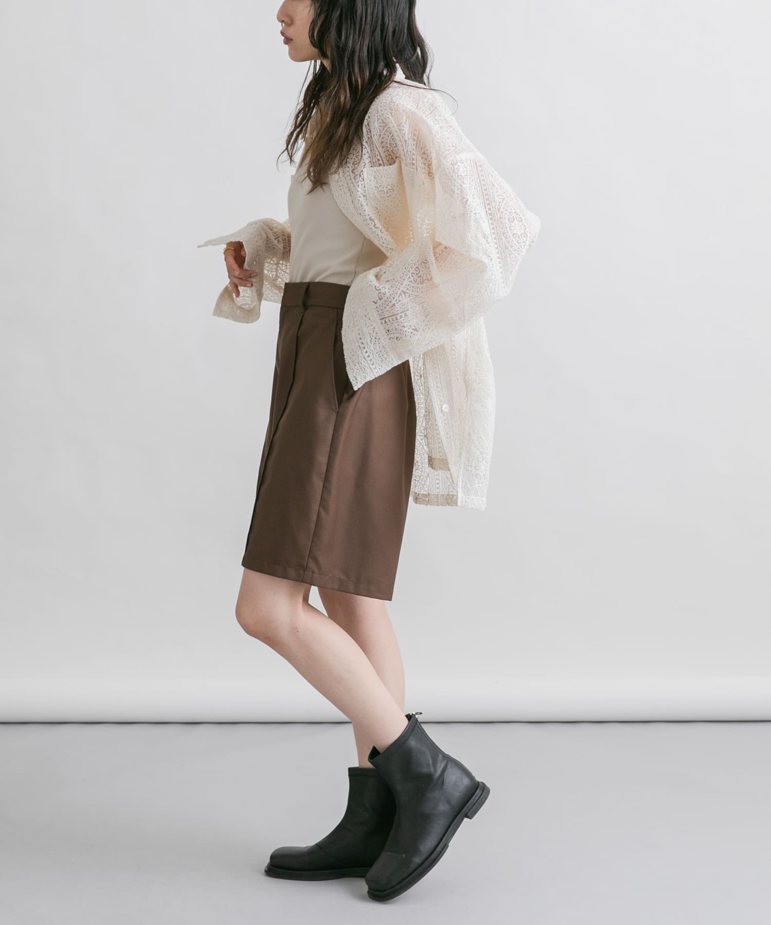 身長：160cm サイズ：one