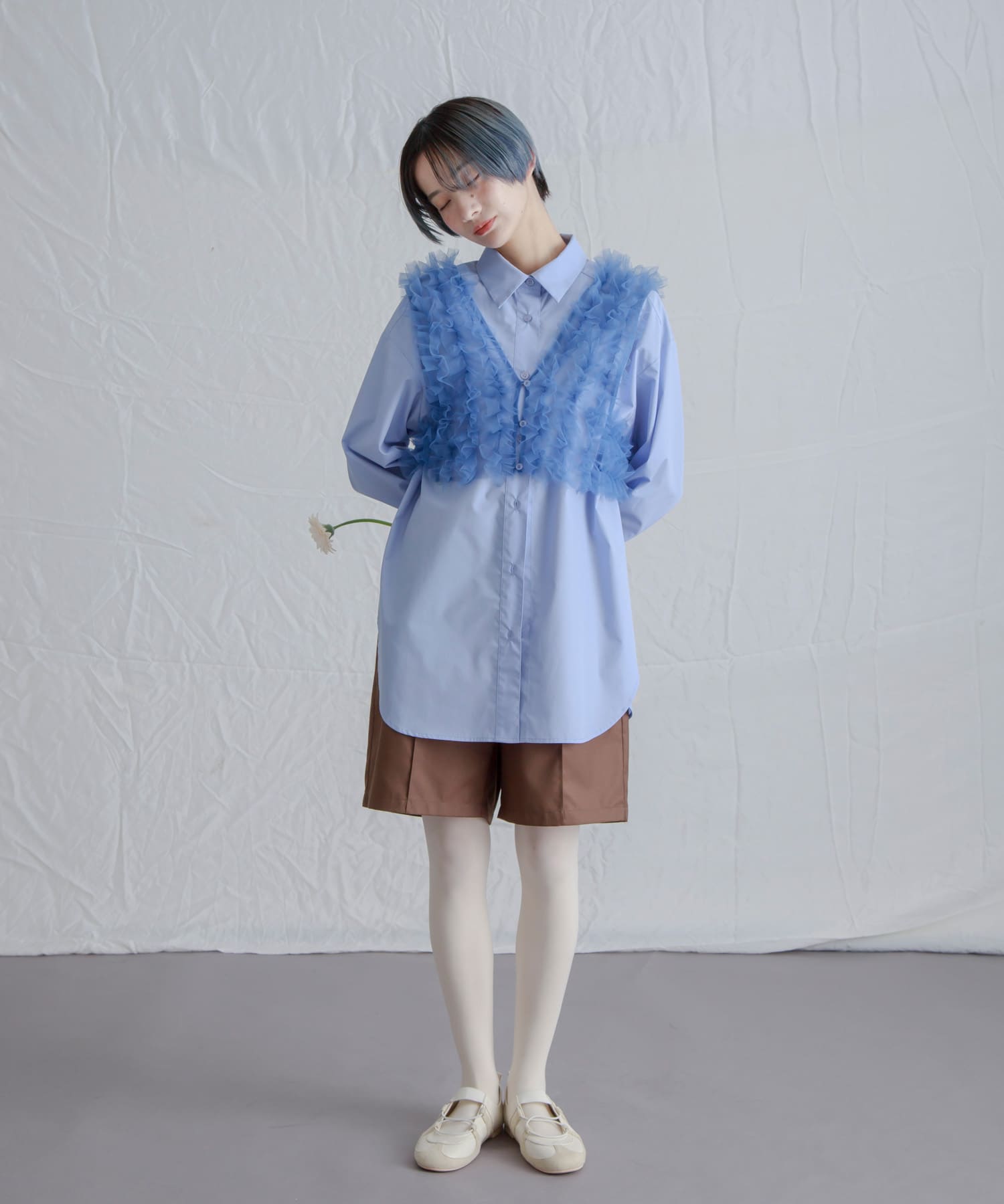 身長：159cm サイズ：one