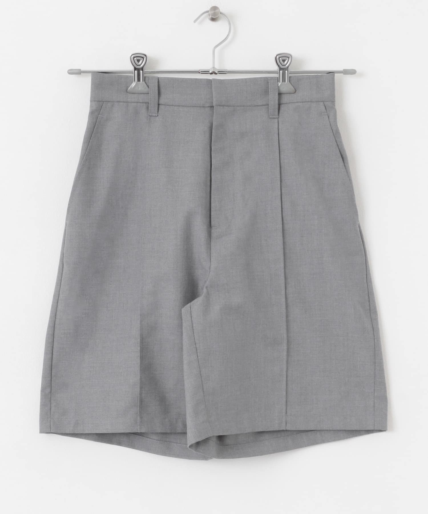 ピンタックショートパンツ L.GRAY one