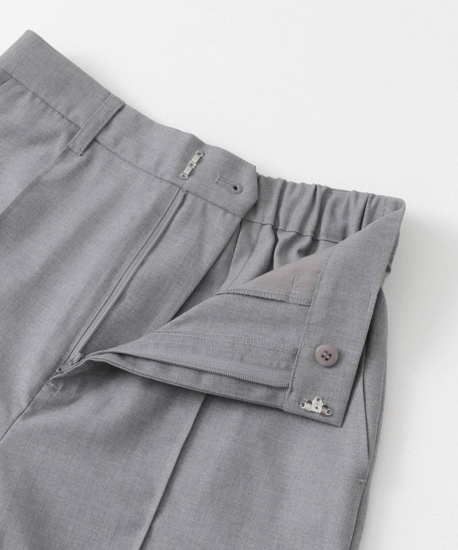ピンタックショートパンツ L.GRAY one